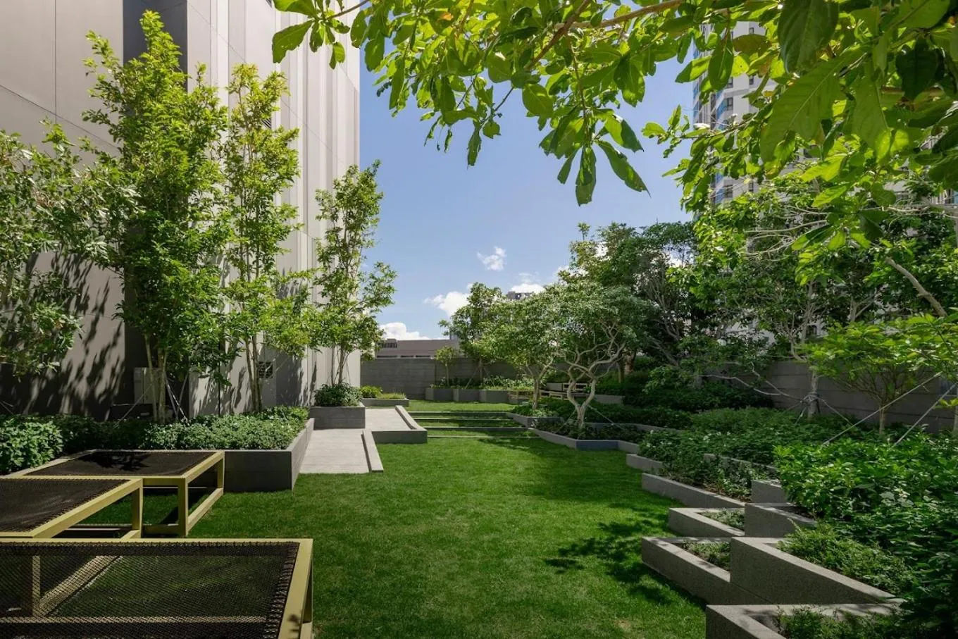 Garden in Edge Central Pattaya by Mickey