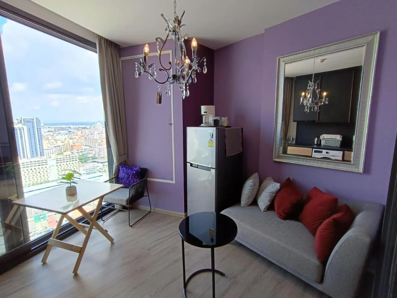 Seating area in Edge Central Pattaya by Mickey