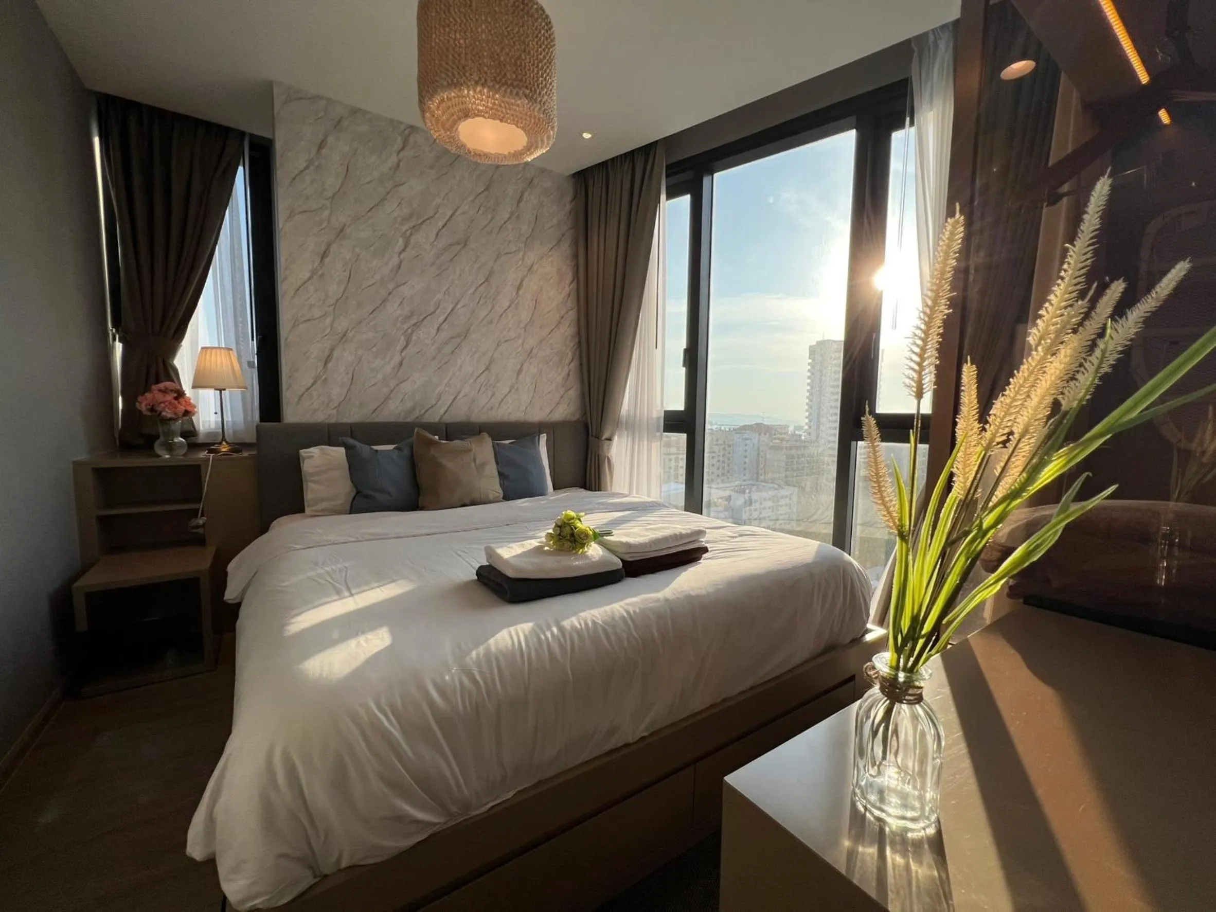 Bedroom, Bed in Edge Central Pattaya by Mickey