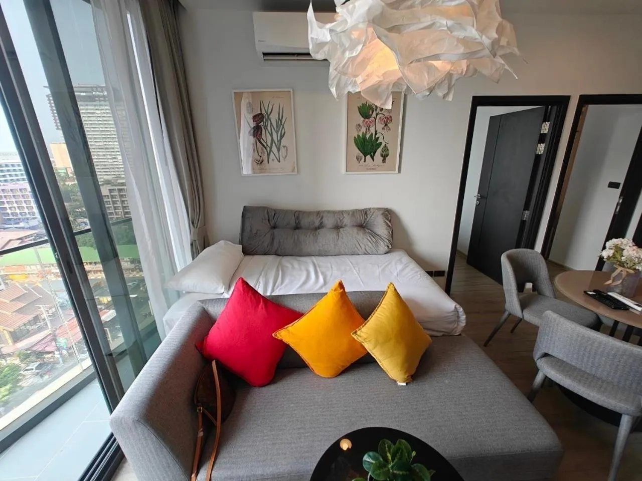 Living room in Edge Central Pattaya by Mickey