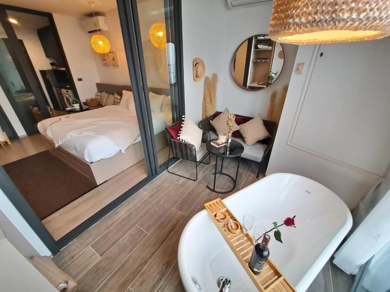 Bed in Edge Central Pattaya by Mickey