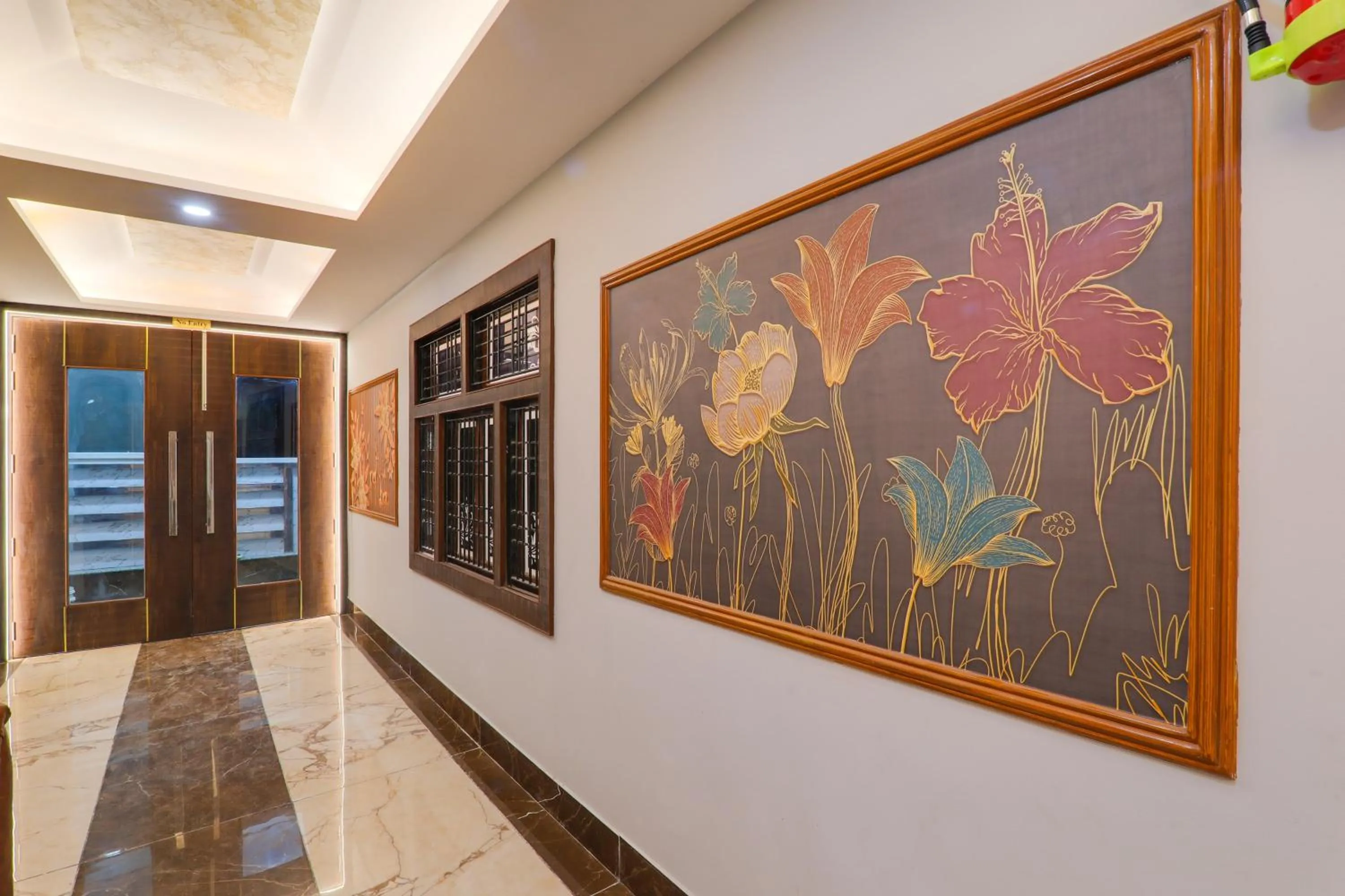 Lobby or reception in Hotel O Pragati Guest house