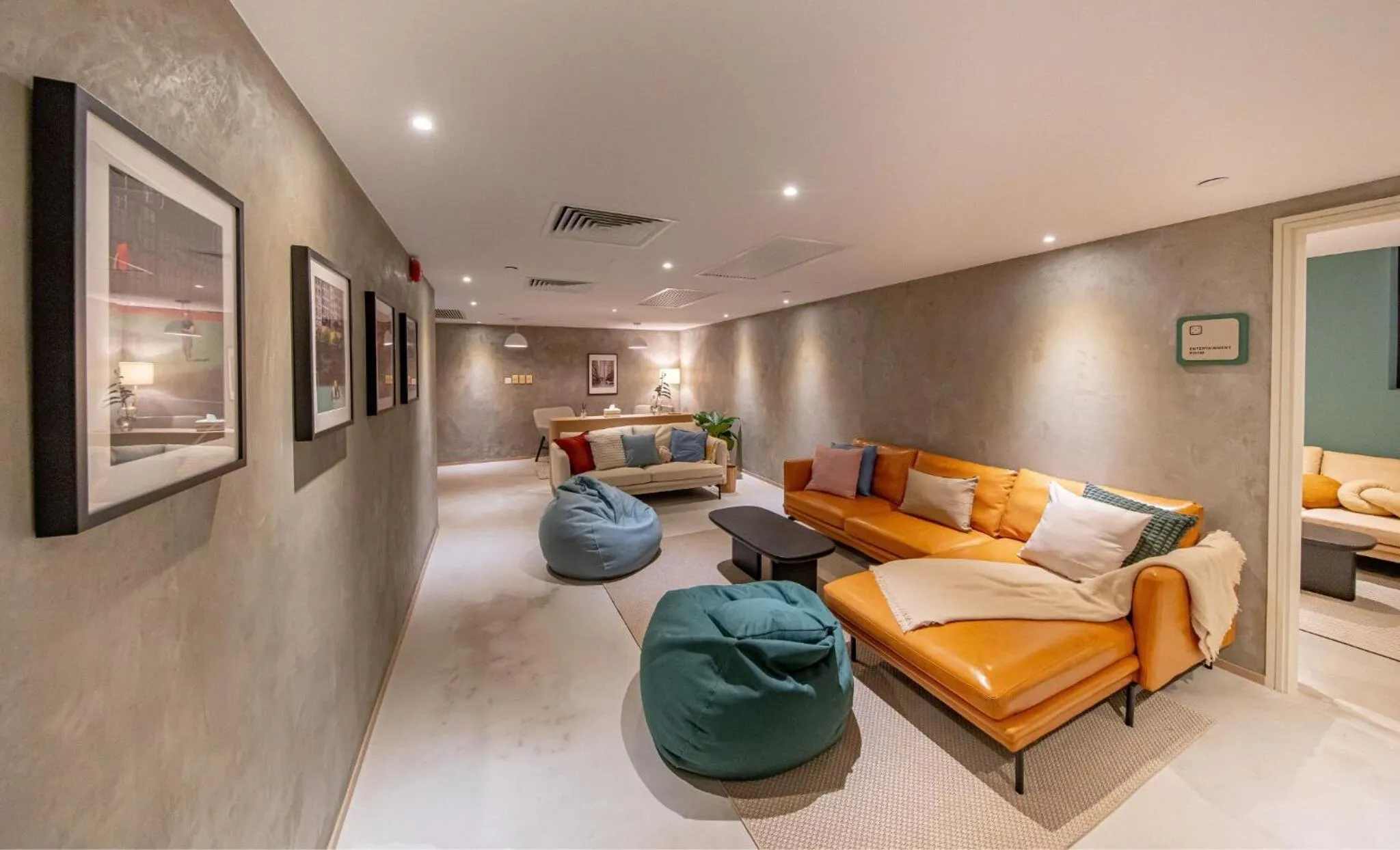 Seating area in Weave Studios - Kowloon West