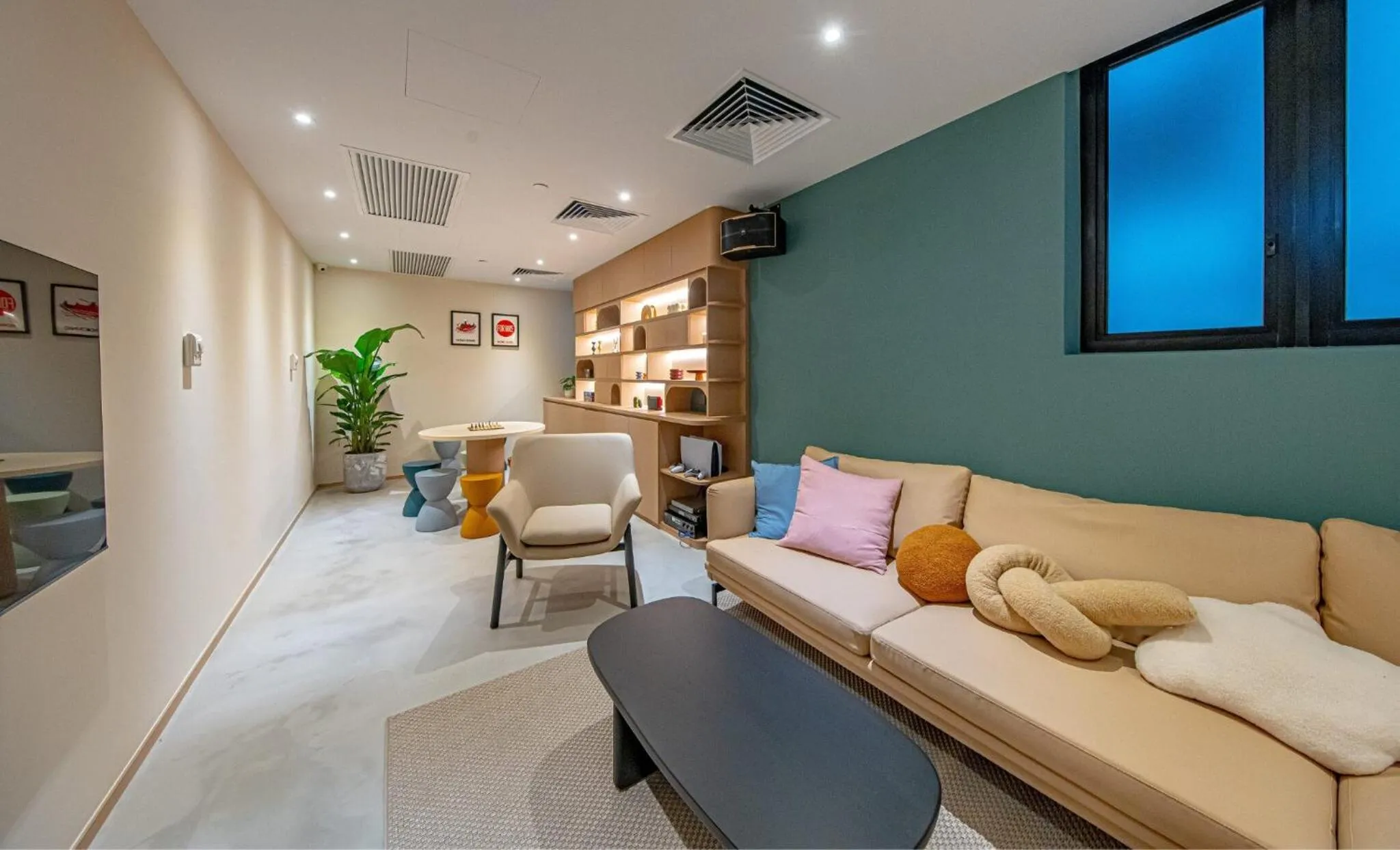 Seating area in Weave Studios - Kowloon West