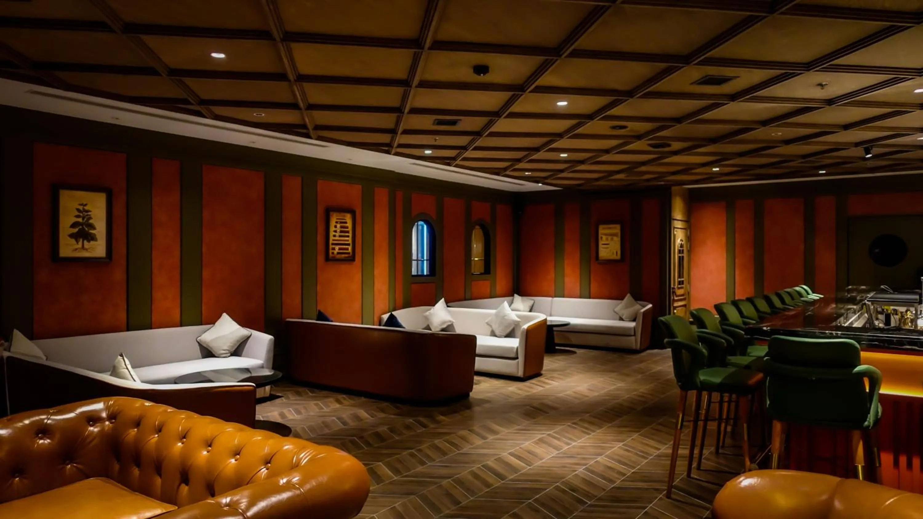 Lounge or bar, Bed in Grand La Vogue Hotel and Casino