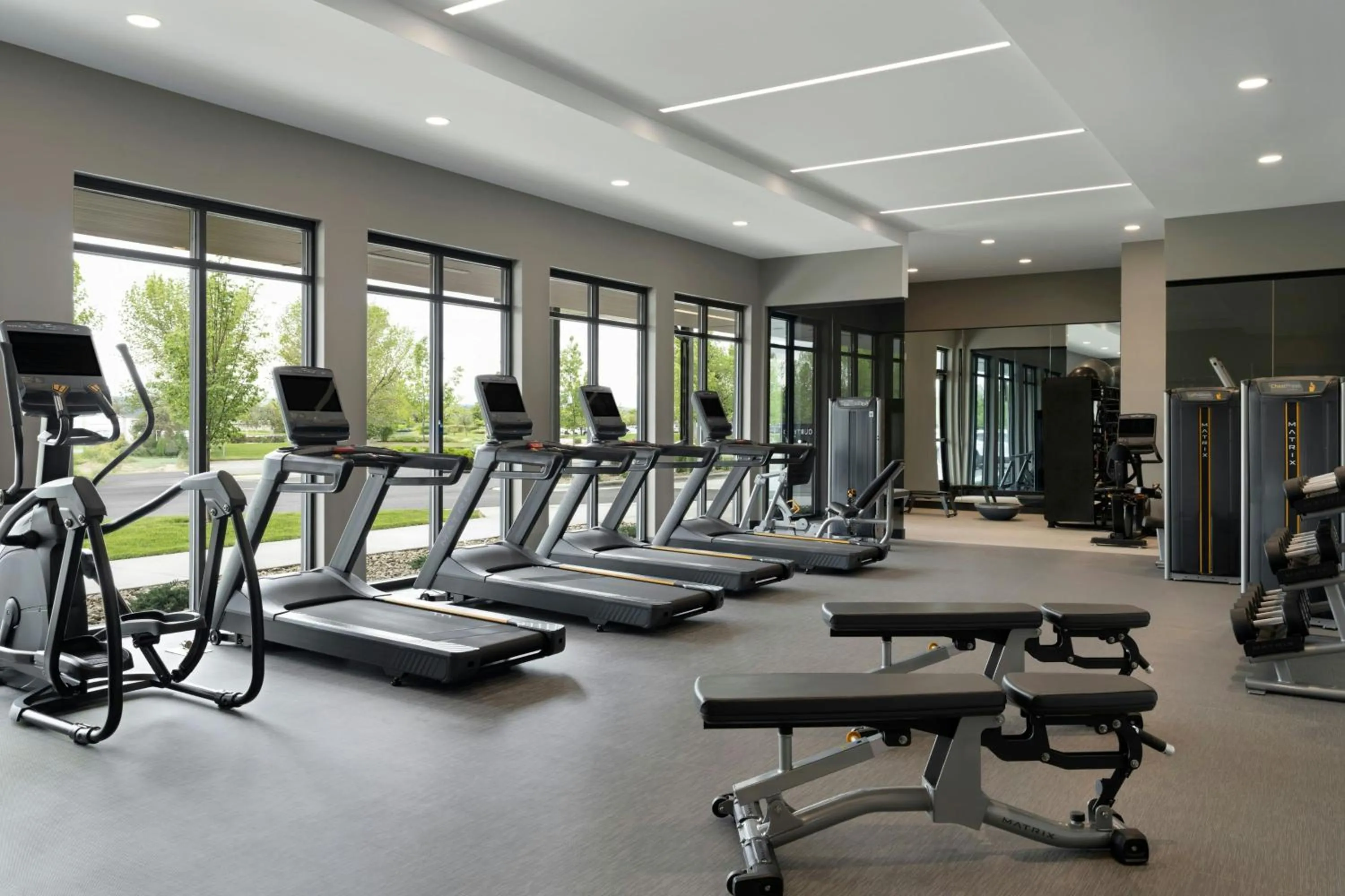 Fitness centre/facilities in Courtyard by Marriott Billings