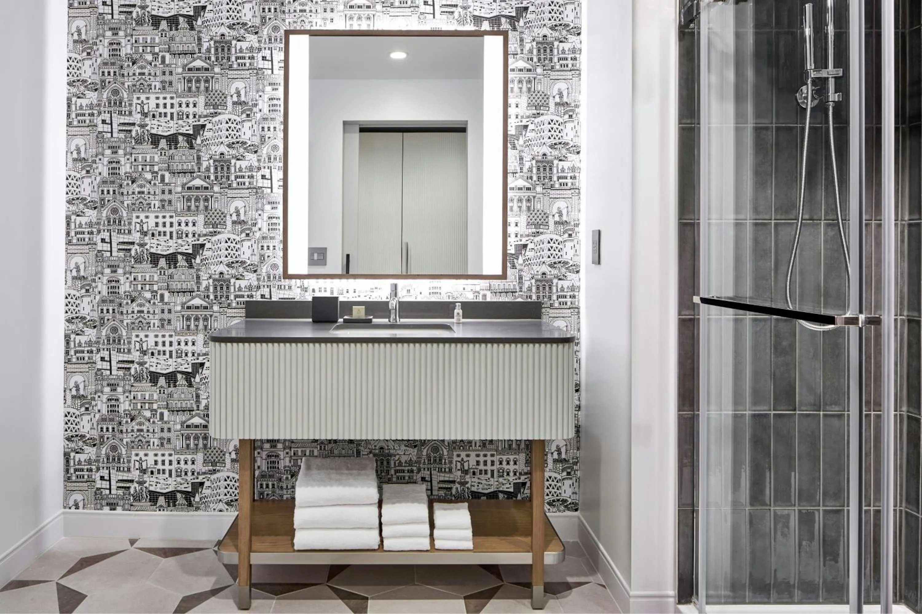 Bathroom in Hotel Celare, Cincinnati Midtown, a Tribute Portfolio Hotel