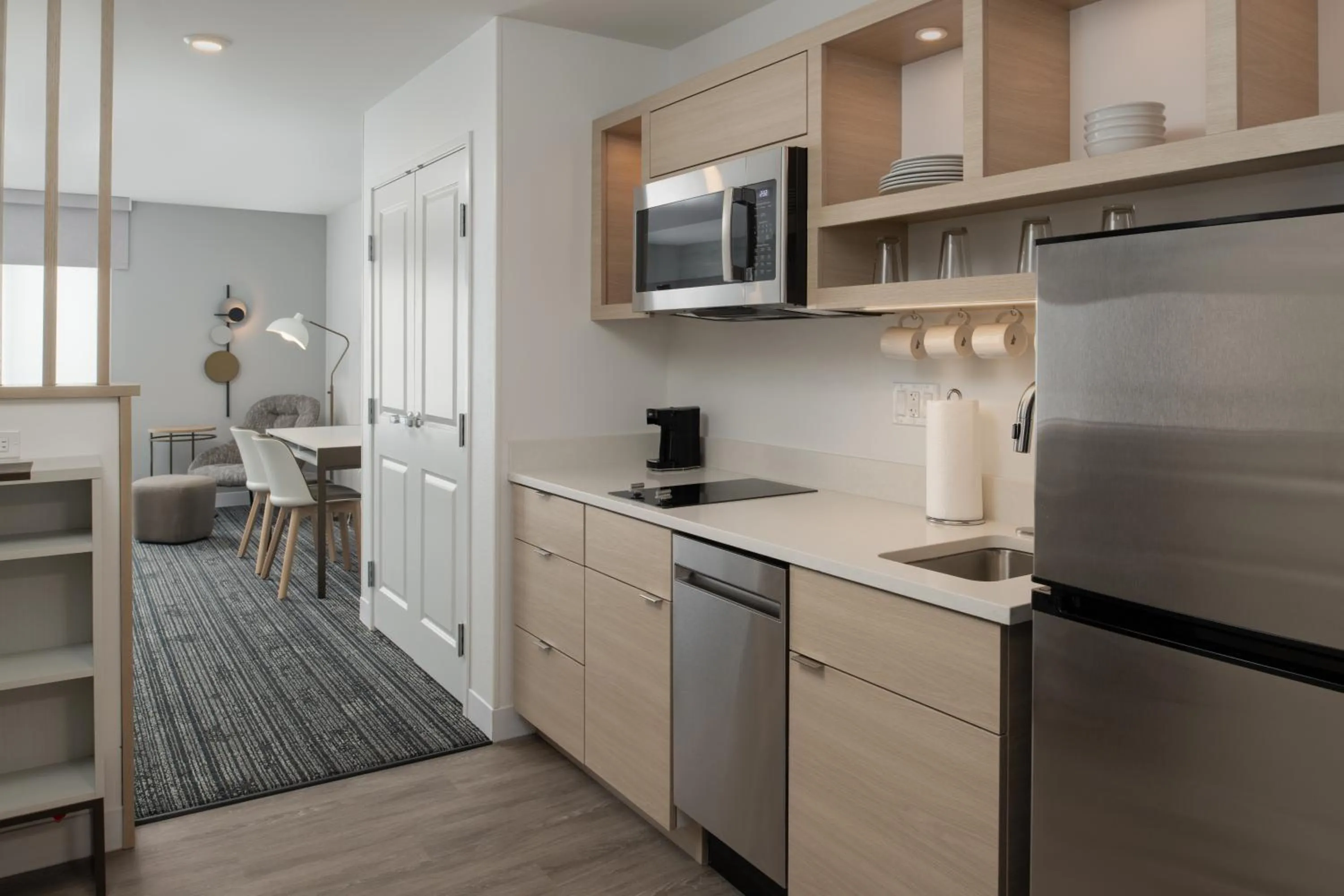 Kitchen or kitchenette in TownePlace Suites by Marriott Eugene