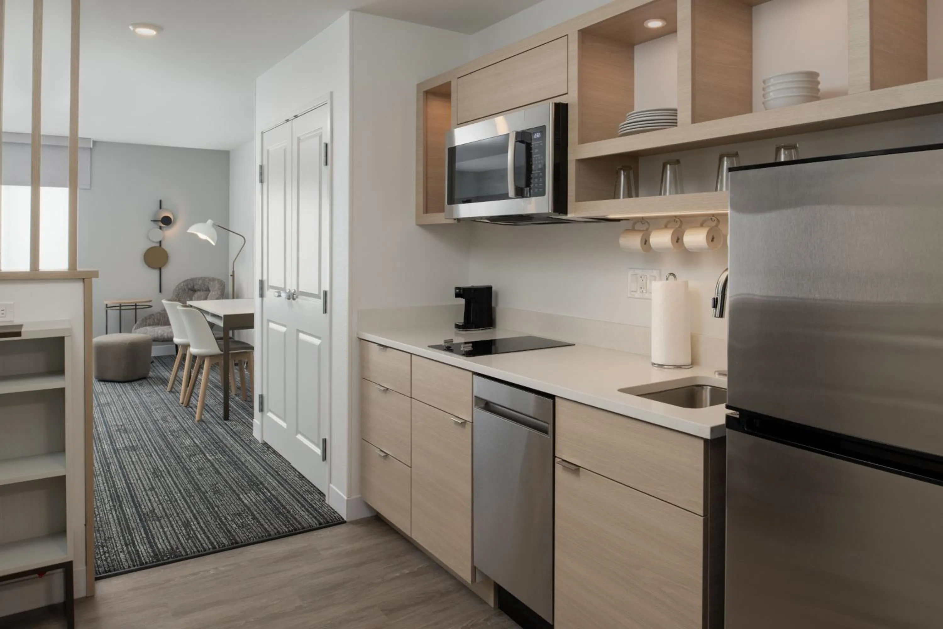 Kitchen or kitchenette in TownePlace Suites by Marriott Eugene