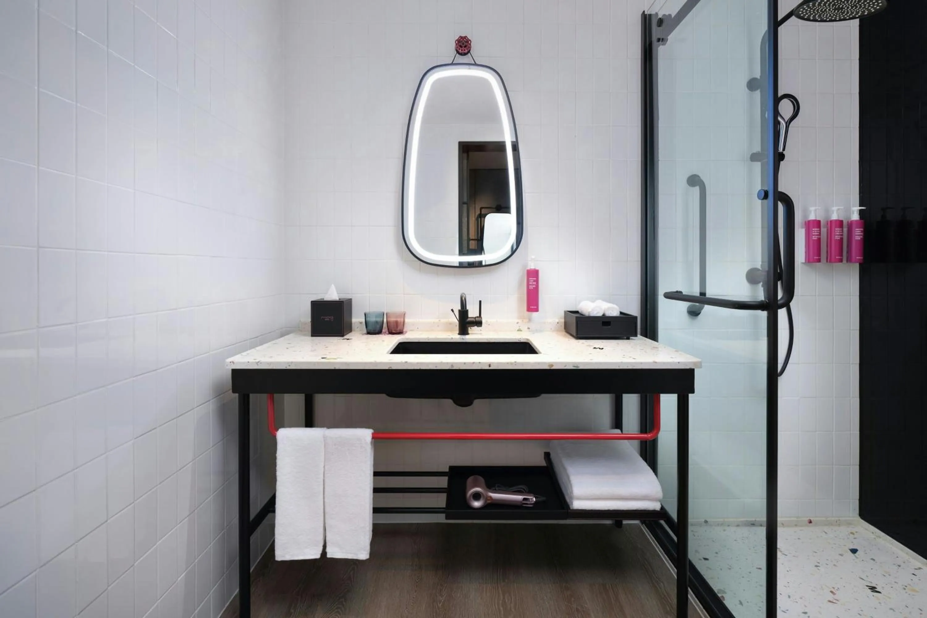 Bathroom in Moxy Ningbo Old Bund