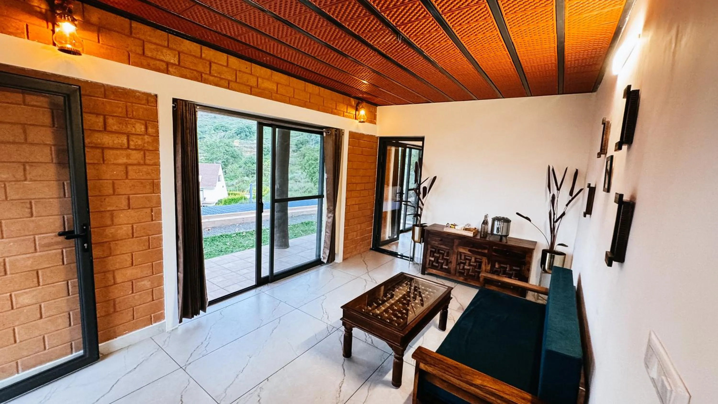 Seating area in Tomorrowland Farms and Suites