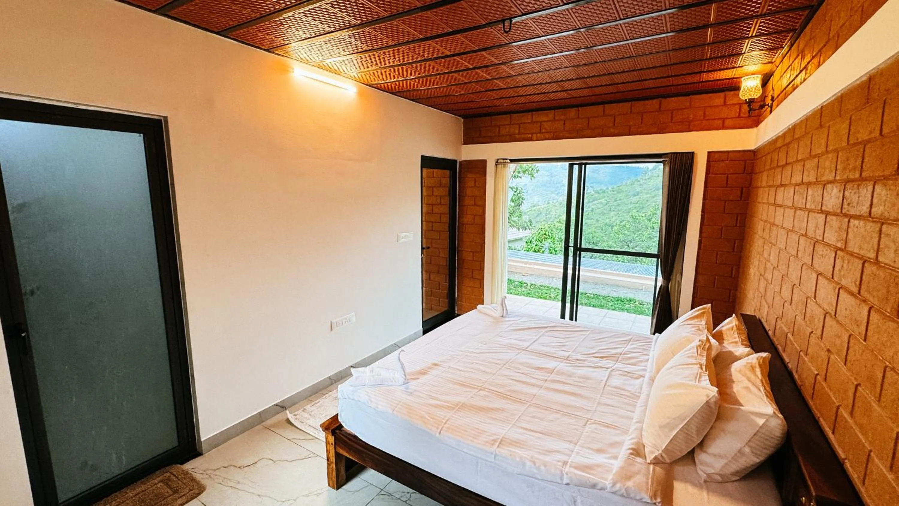 Bedroom, Bed in Tomorrowland Farms and Suites