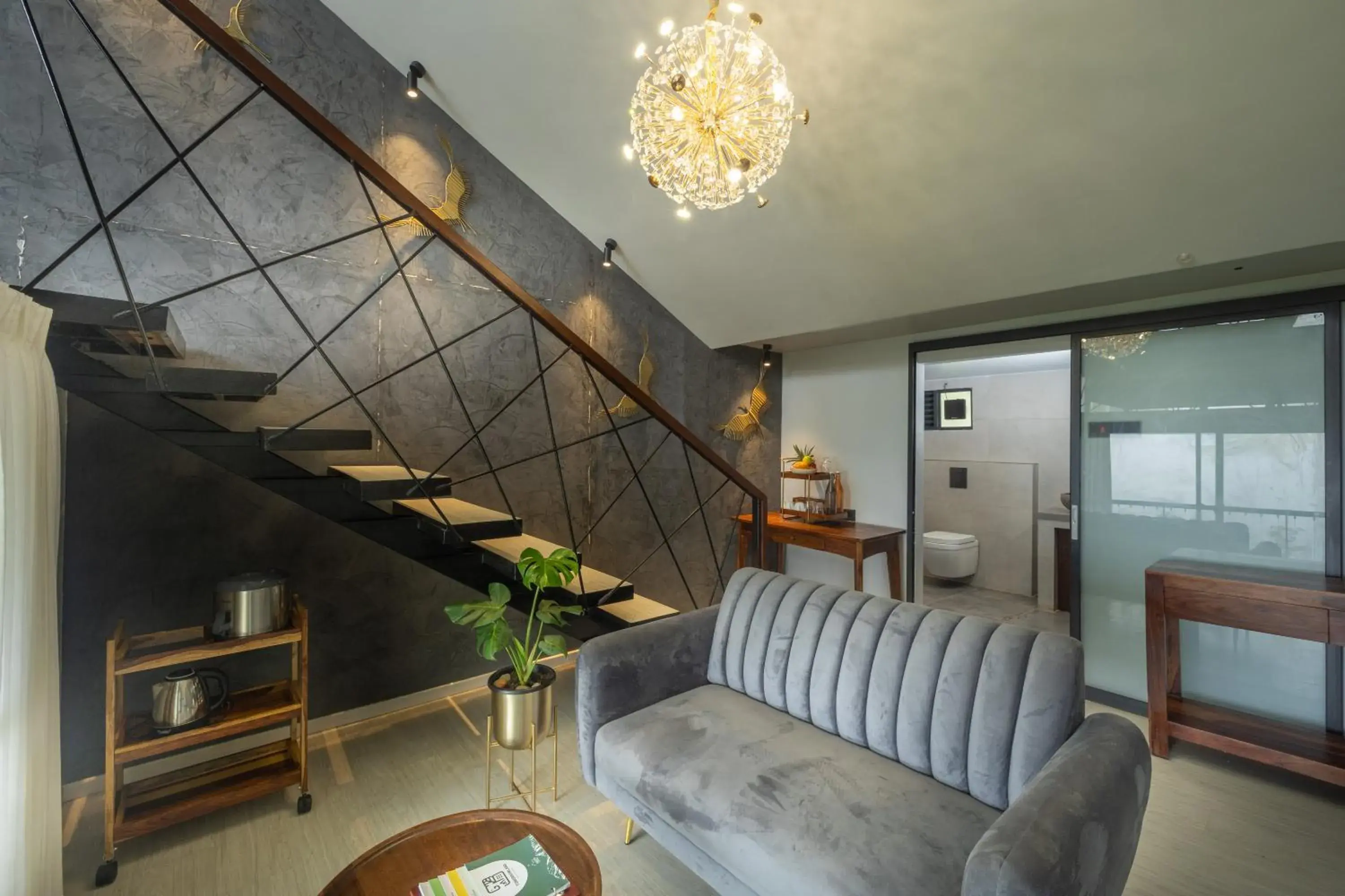 Living room in Tomorrowland Farms and Suites Living room in Tomorrowland Farms and Suites