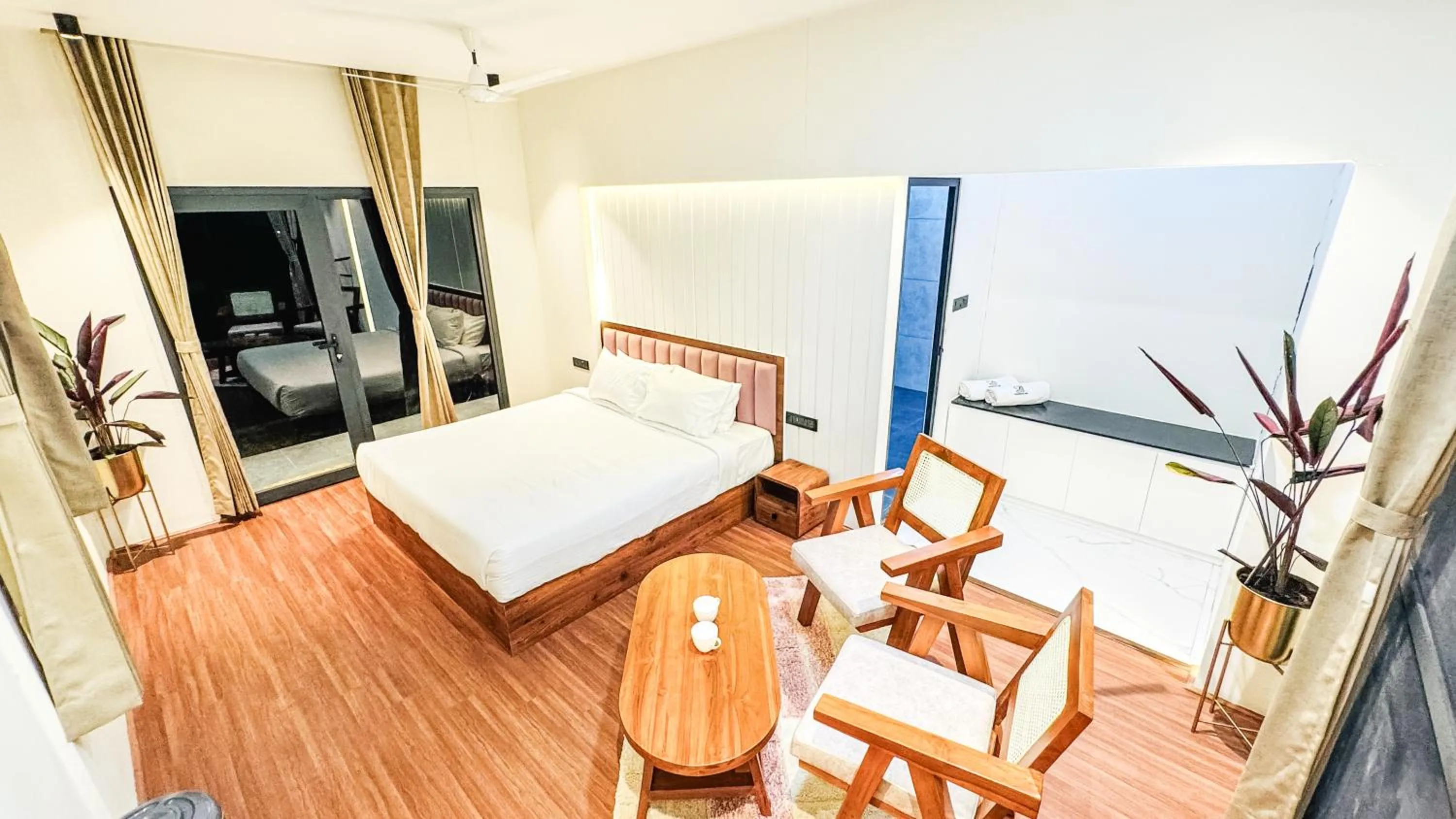 Bedroom, Bed in Tomorrowland Farms and Suites