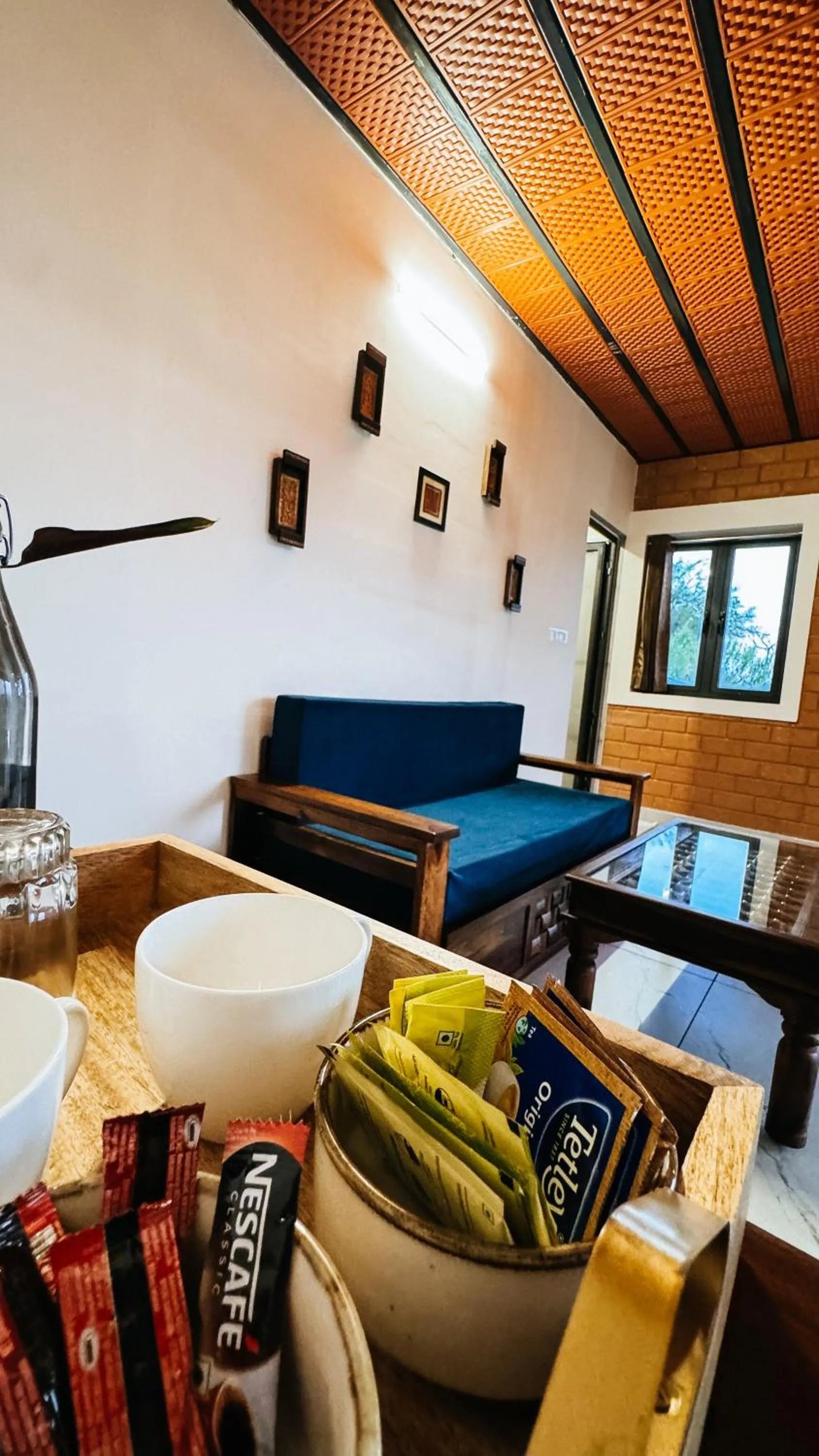 Seating area in Tomorrowland Farms and Suites