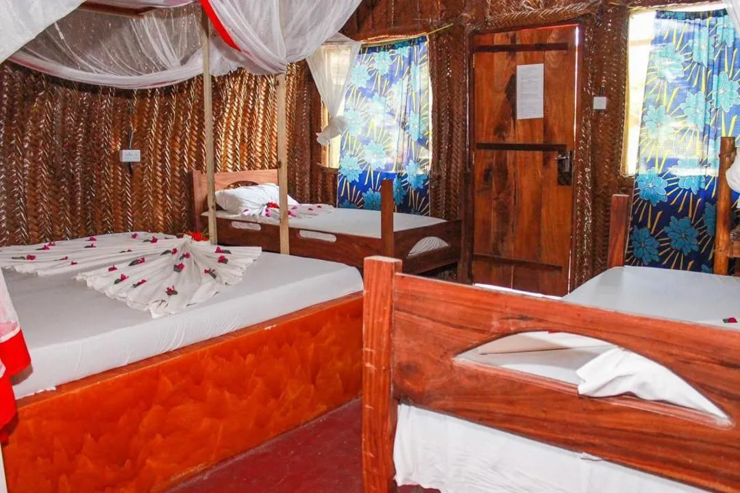 Photo of the whole room, Bed in New Jambo Bungalows