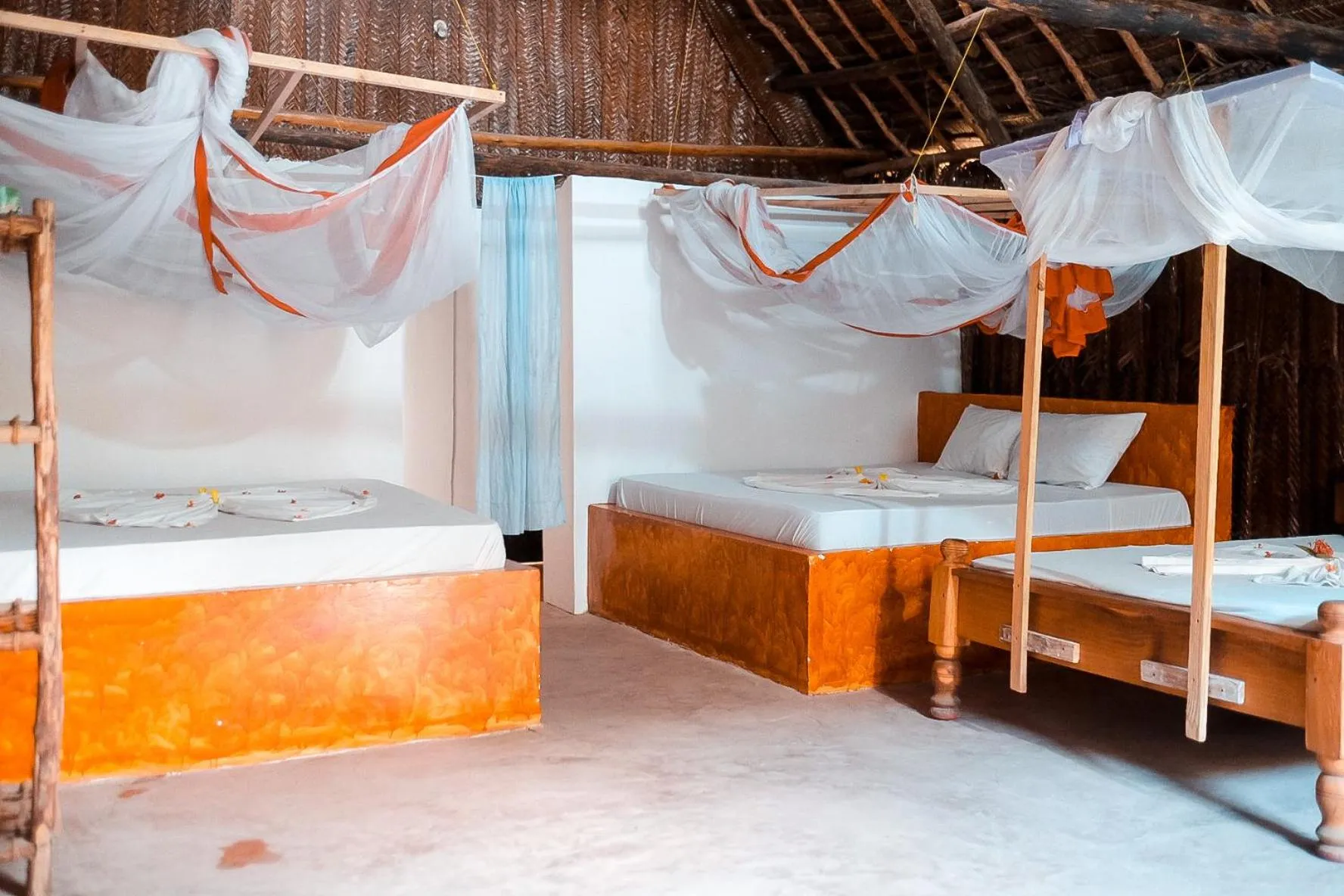 Bedroom, Bed in New Jambo Bungalows