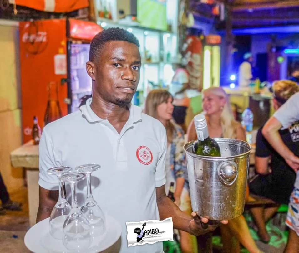 Lounge or bar in New Jambo Bungalows