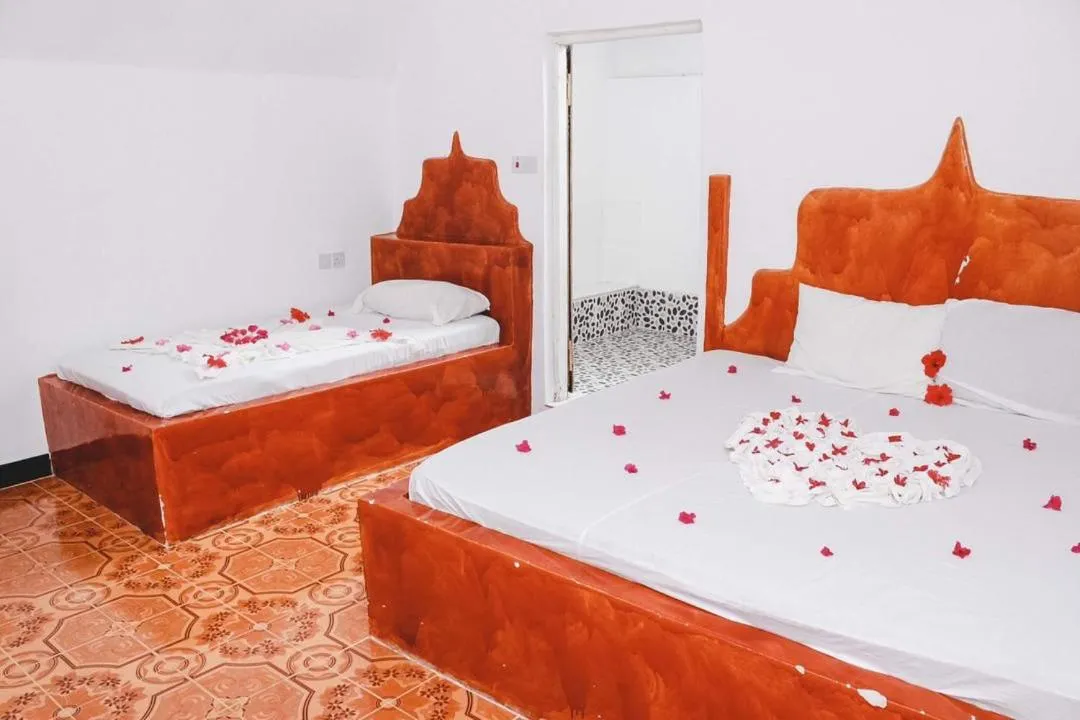 Bedroom, Bed in New Jambo Bungalows