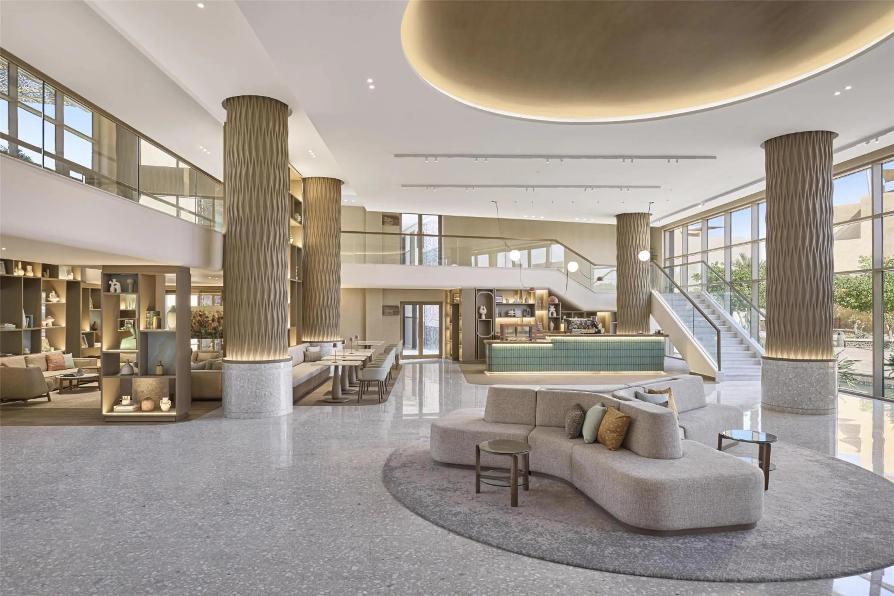 Lobby or reception in Doubletree By Hilton Mangroovy El Gouna Resort