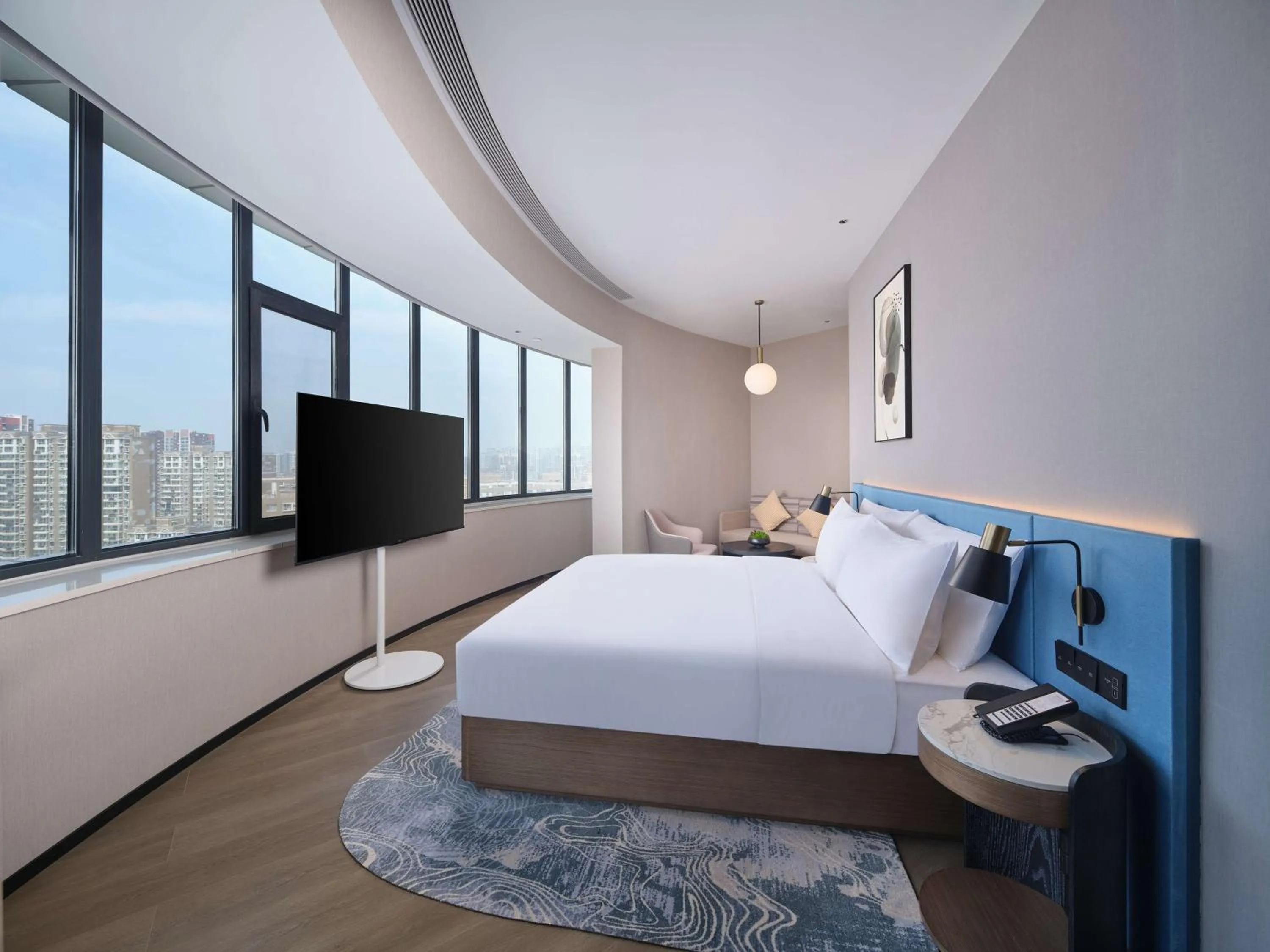 Bed in Hilton Garden Inn Ji'Nan High-Tech Zone