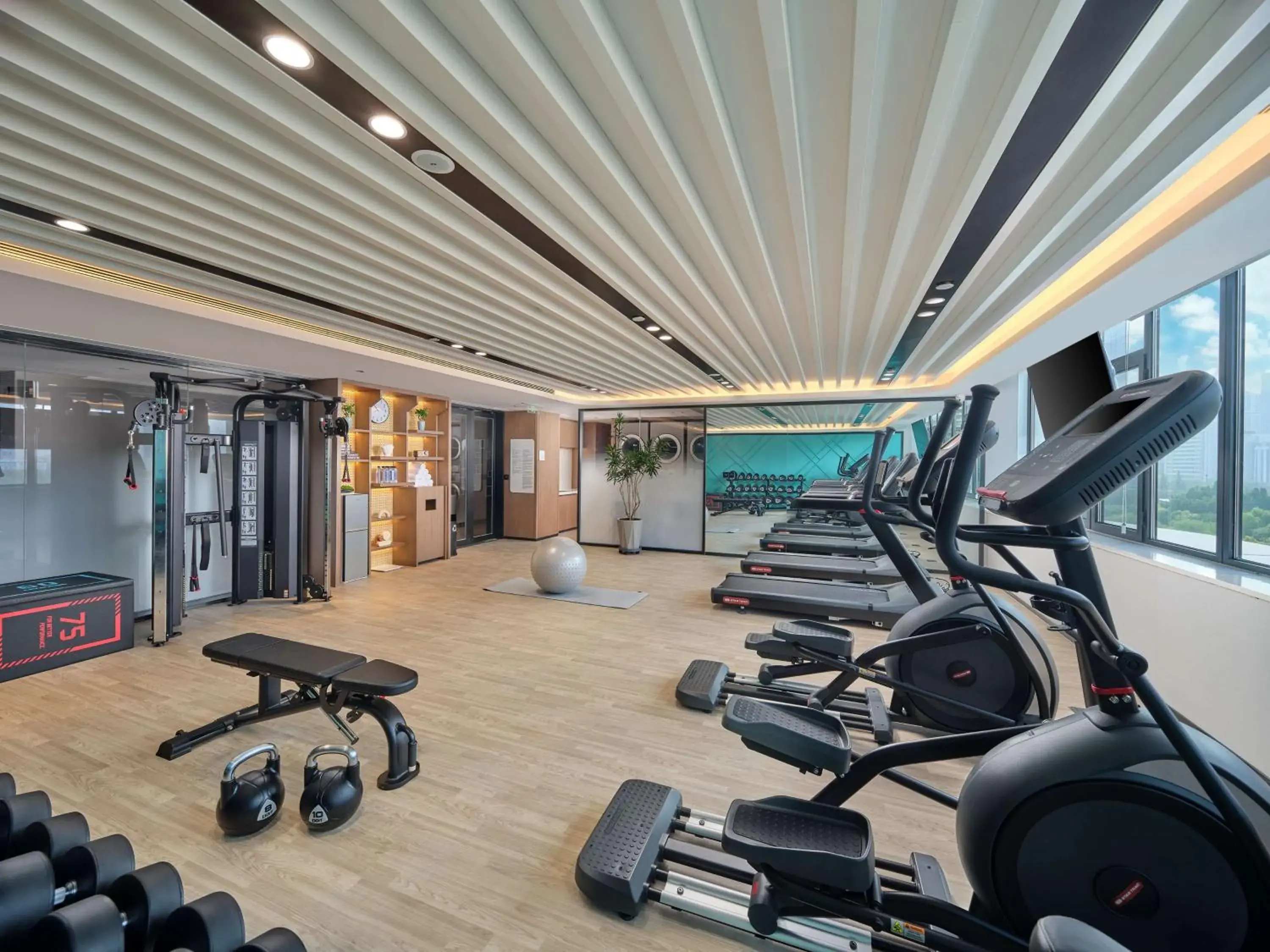 Fitness centre/facilities in Hilton Garden Inn Ji'Nan High-Tech Zone Fitness centre/facilities in Hilton Garden Inn Ji'Nan High-Tech Zone