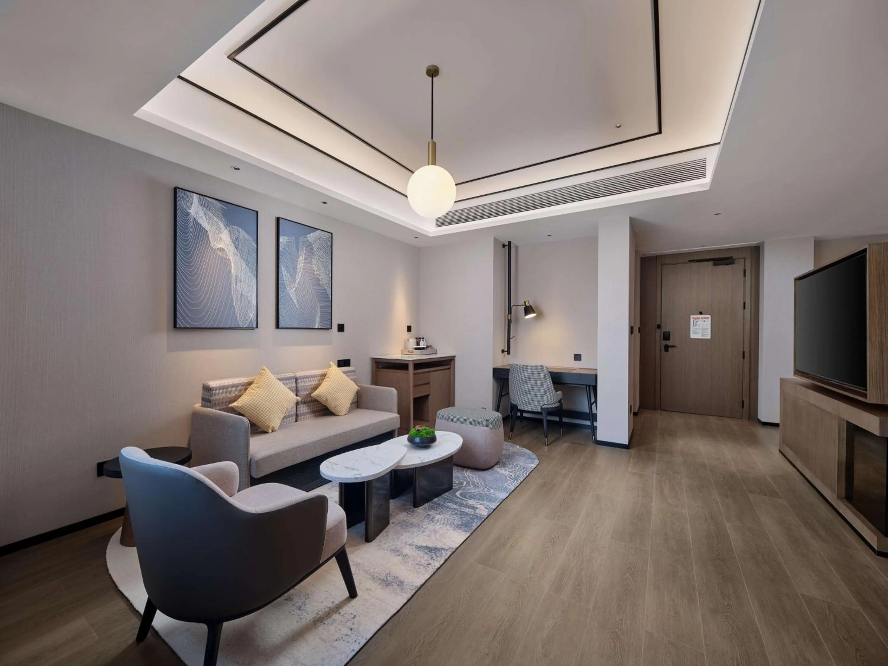 Bedroom in Hilton Garden Inn Ji'Nan High-Tech Zone