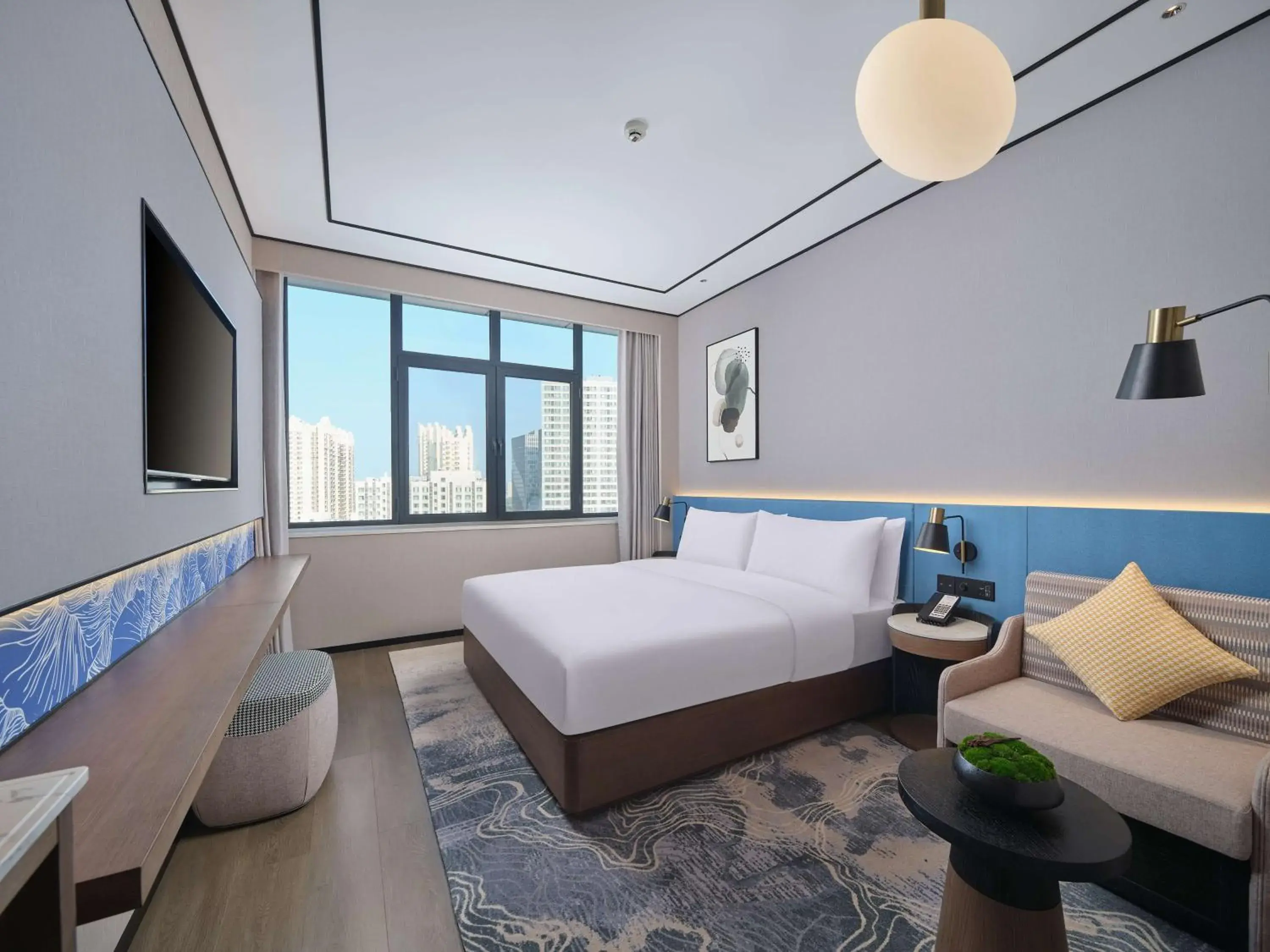 Bed in Hilton Garden Inn Ji'Nan High-Tech Zone Bed in Hilton Garden Inn Ji'Nan High-Tech Zone