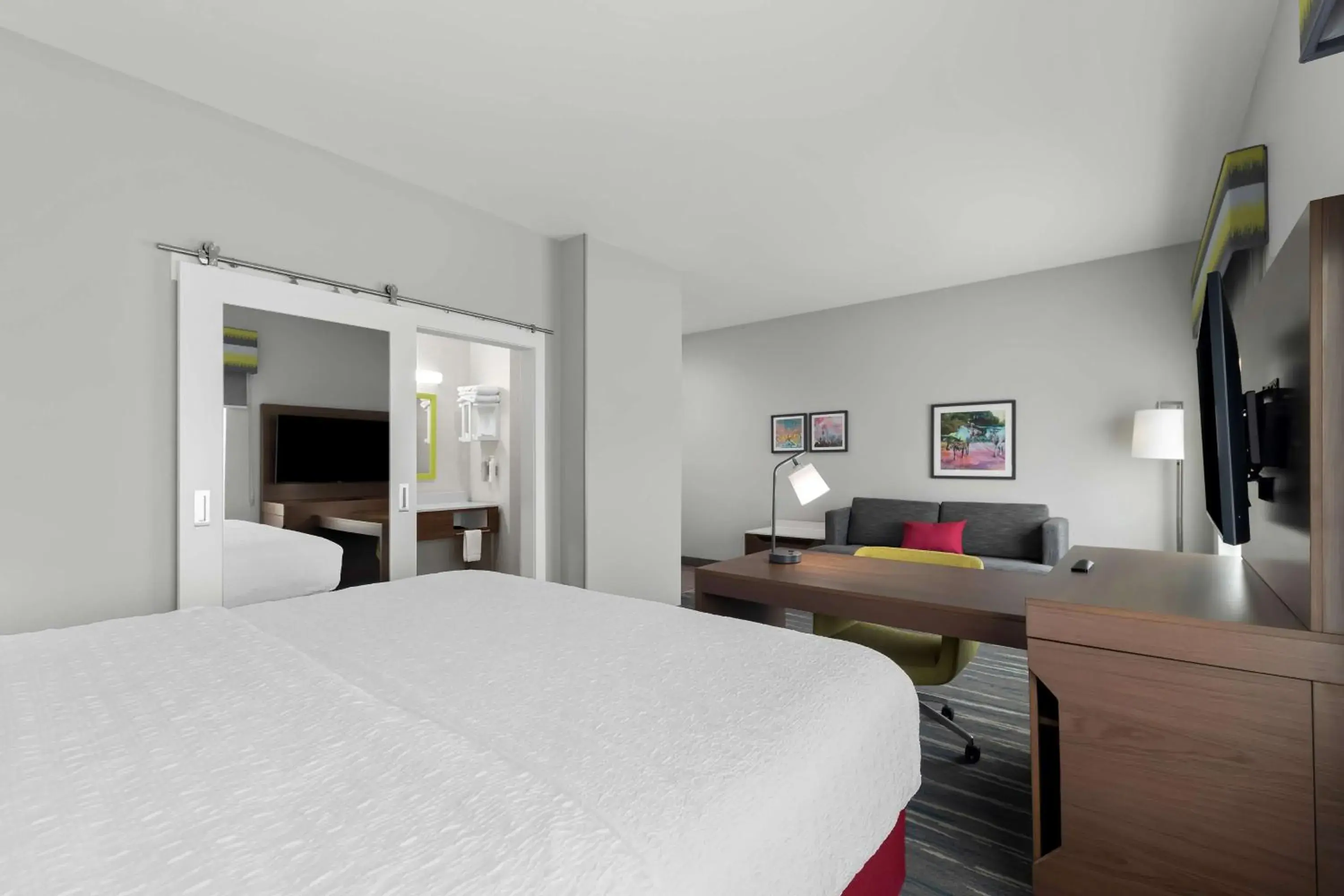 Bedroom, Bed in Hampton Inn & Suites Sherman Bedroom, Bed in Hampton Inn & Suites Sherman