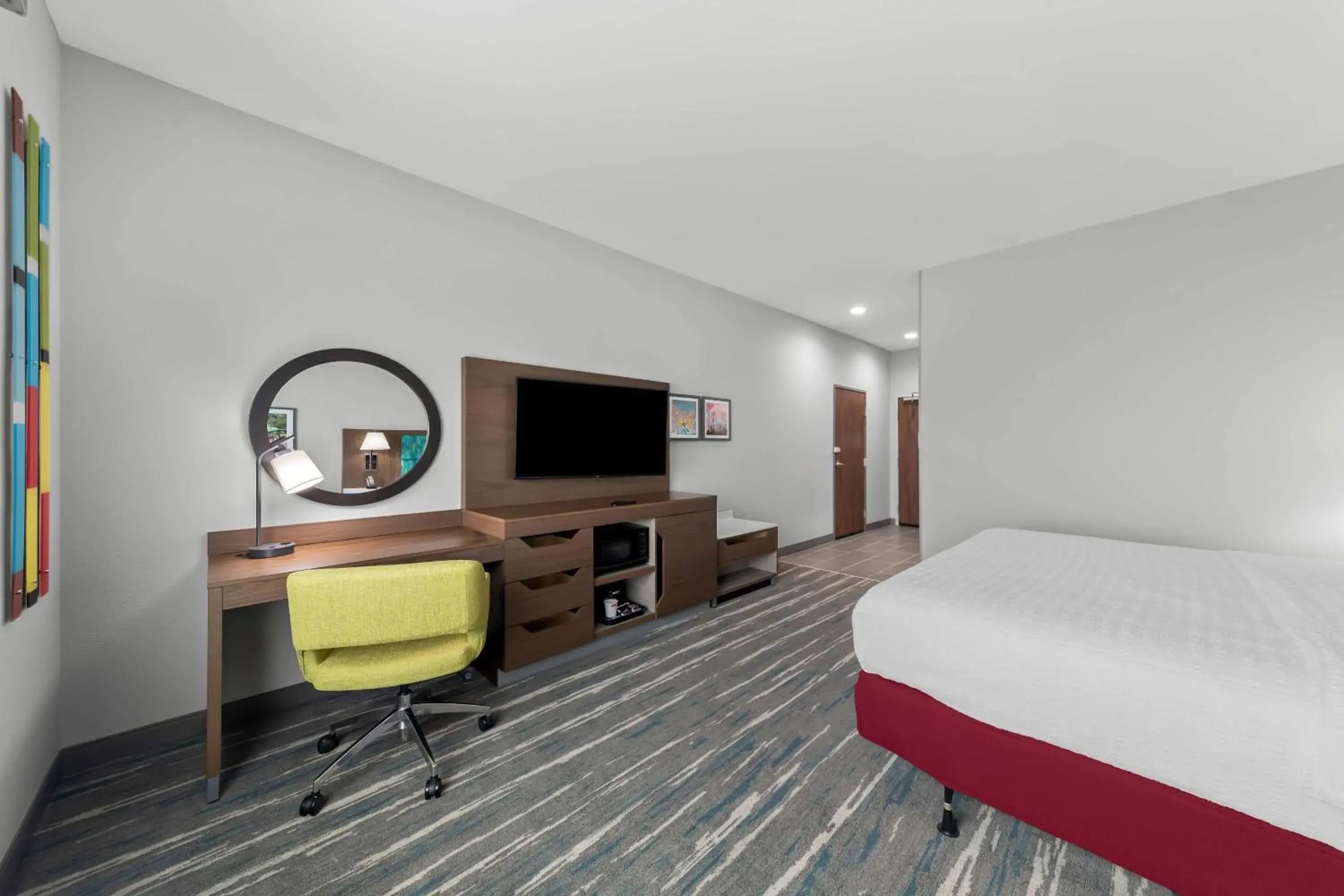 Bed in Hampton Inn & Suites Sherman Bed in Hampton Inn & Suites Sherman