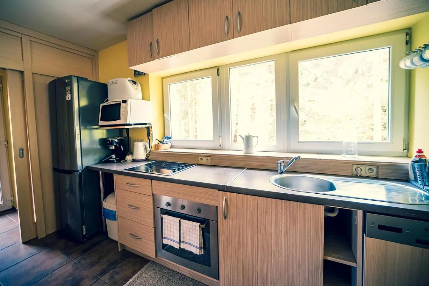 Kitchen or kitchenette in Wellness & Spa Hotel Čertov