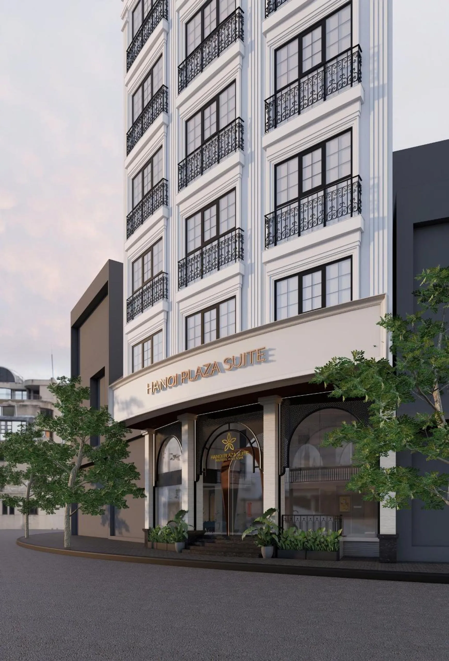 Property building in Hanoi Plaza Suite Hotel & Spa