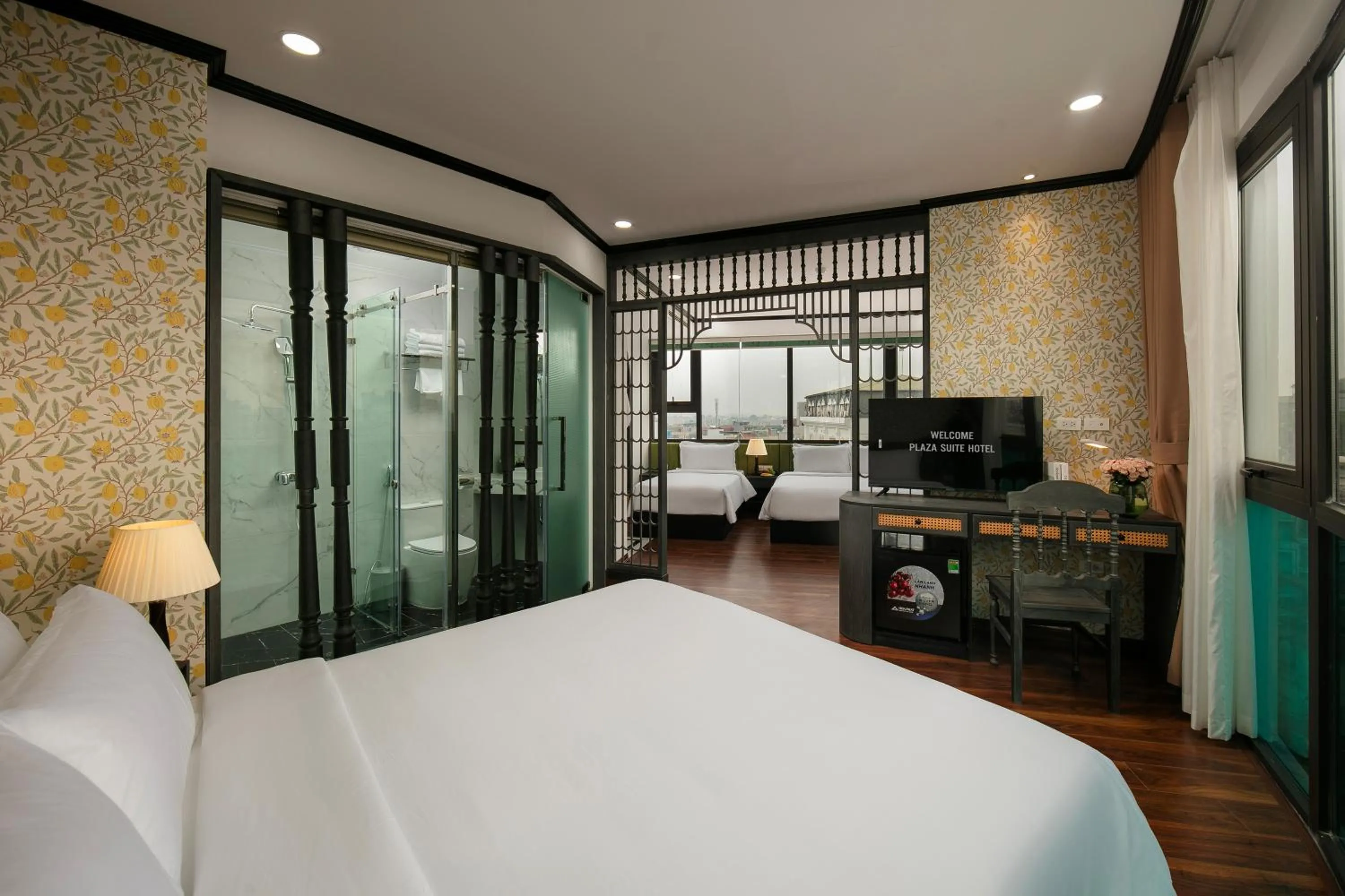 Photo of the whole room, Bed in Hanoi Plaza Suite Hotel & Spa