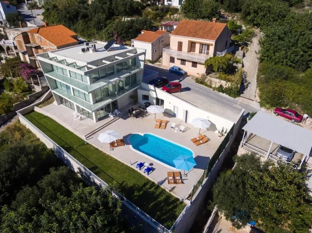 Bird's eye view in Villa Dupcic