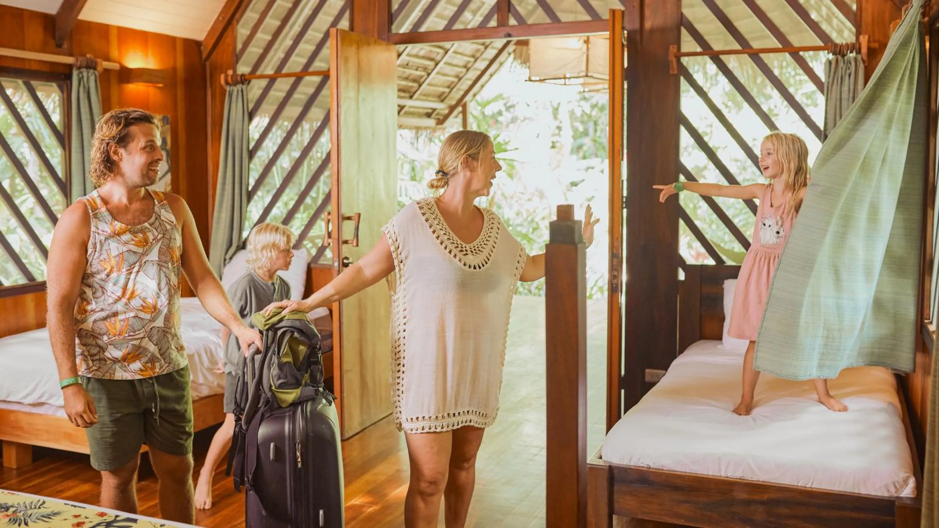 Bed in Shawandha Lodge