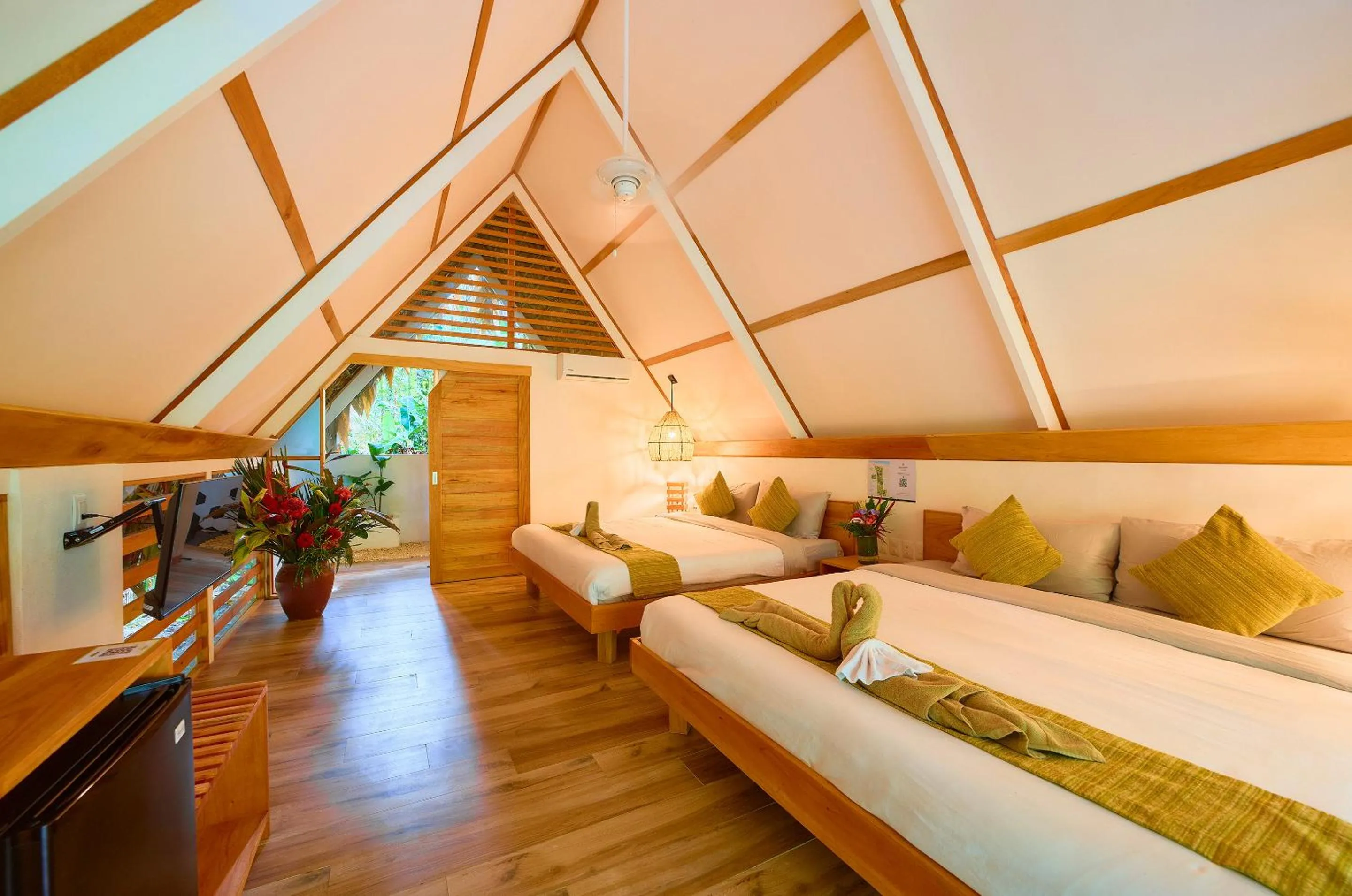 Bed in Shawandha Lodge