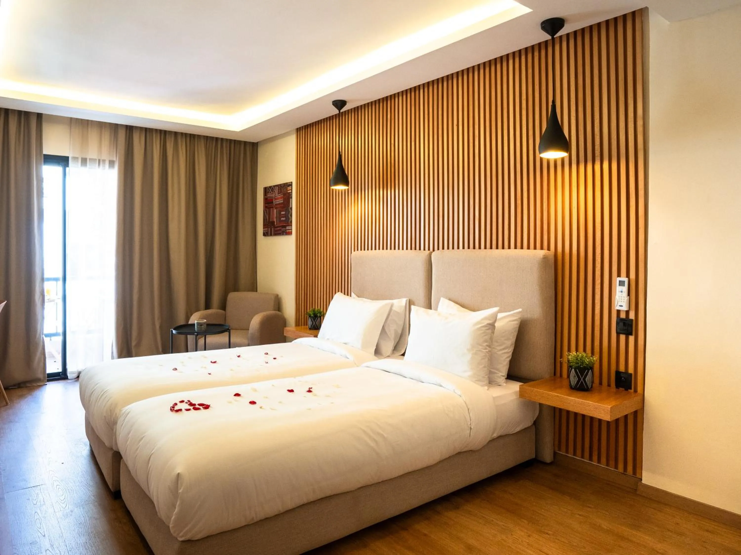 Bed in Unico Hotel Maarif