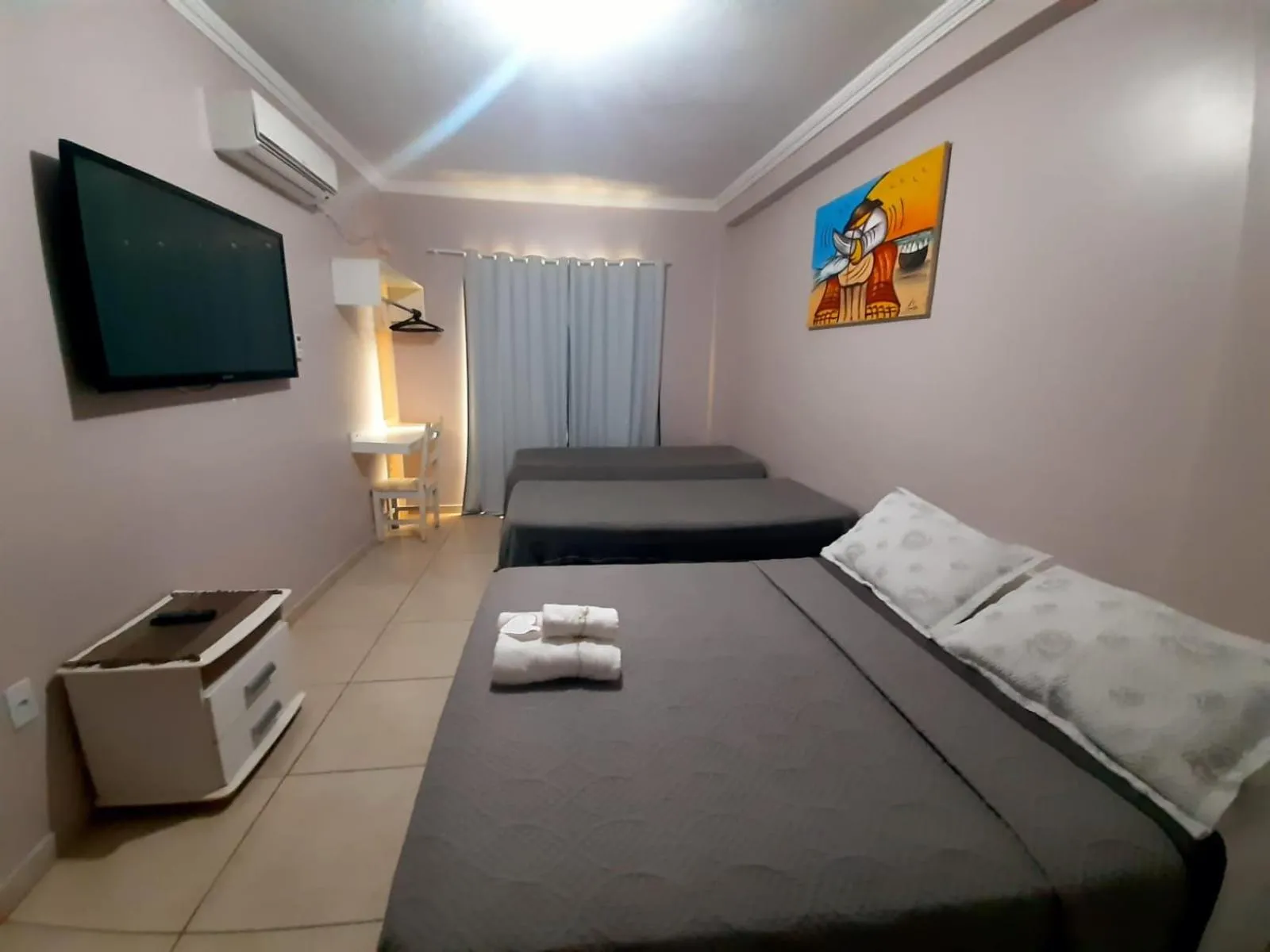 Bed in Pousada Maresia Costa Azul