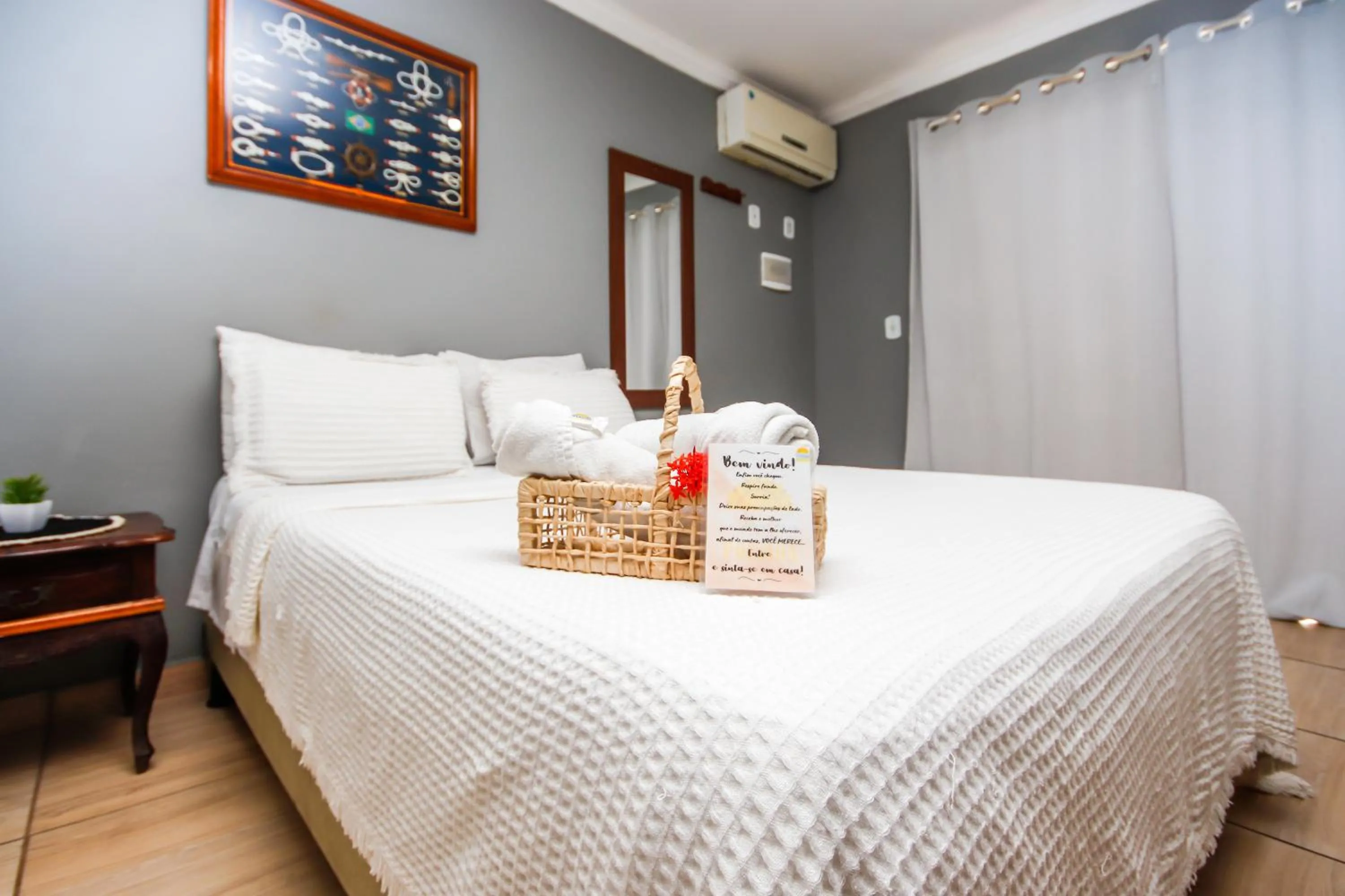 Bed in Pousada Maresia Costa Azul