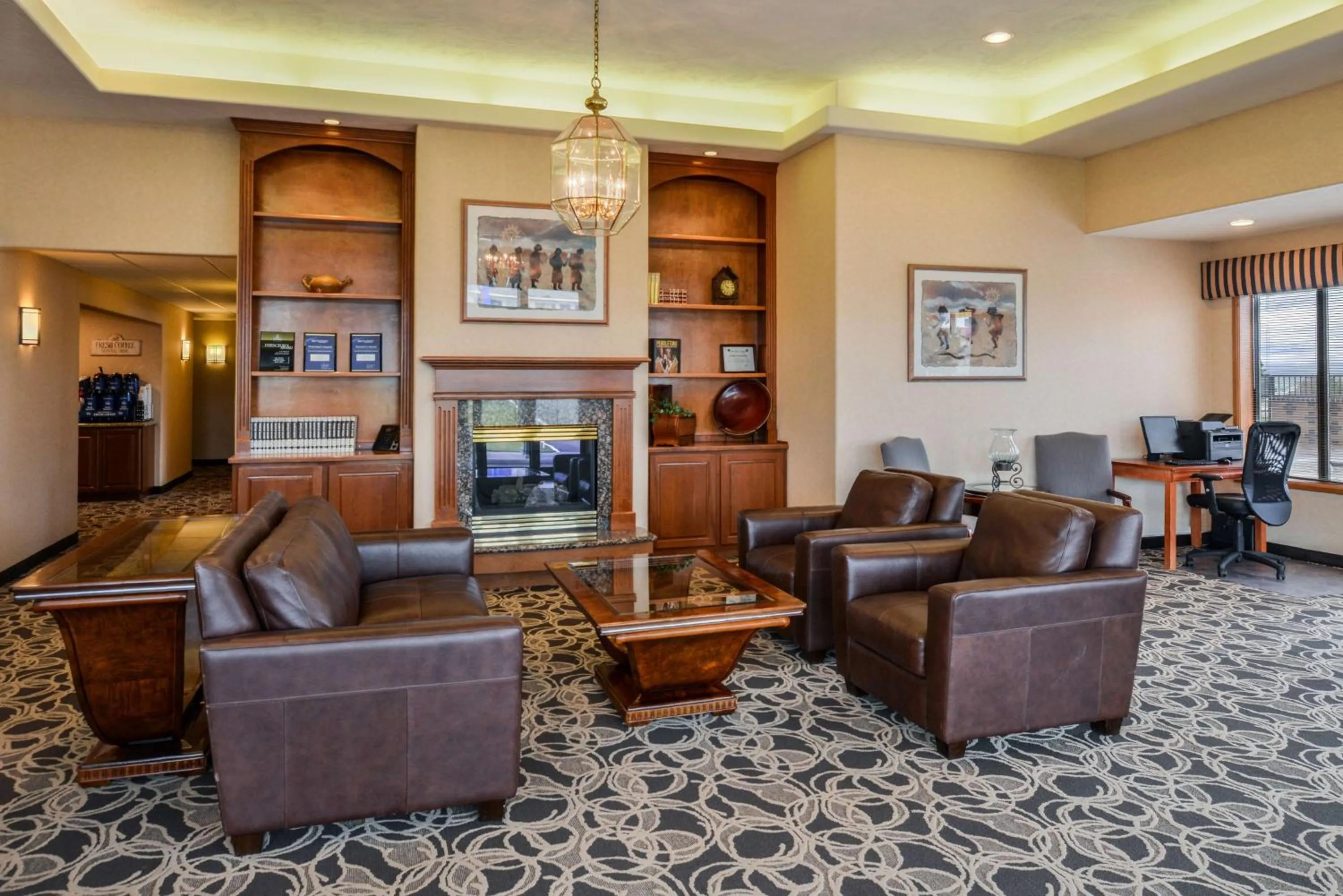 Lobby or reception in Best Western Pendleton Inn