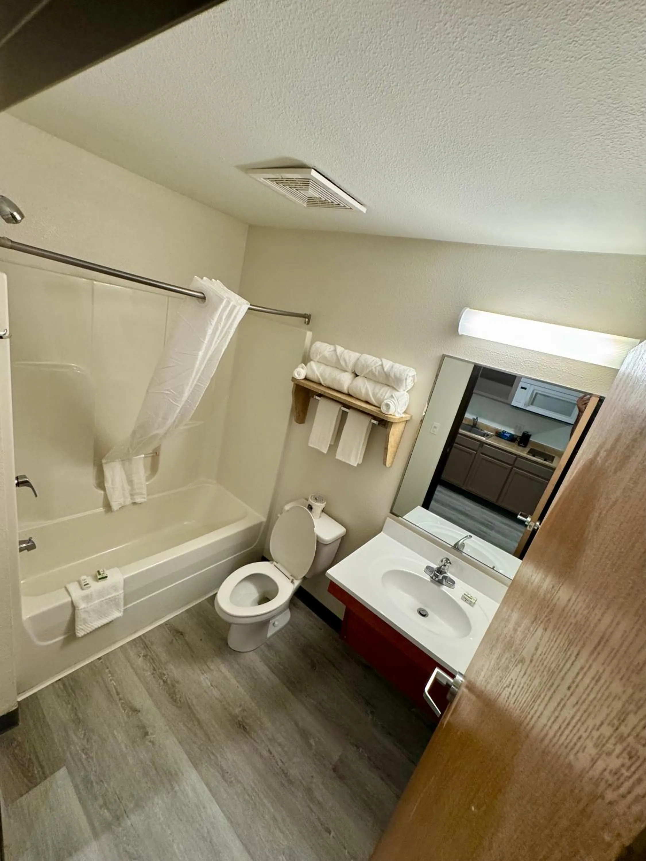 Bathroom in Baymont by Wyndham Dickinson