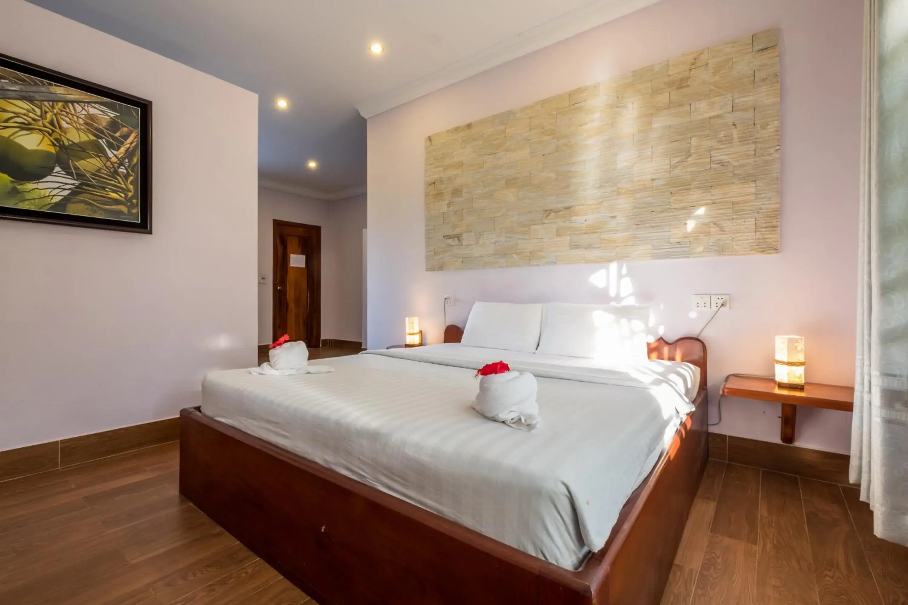 Bed in Kep Bungalows Bed in Kep Bungalows