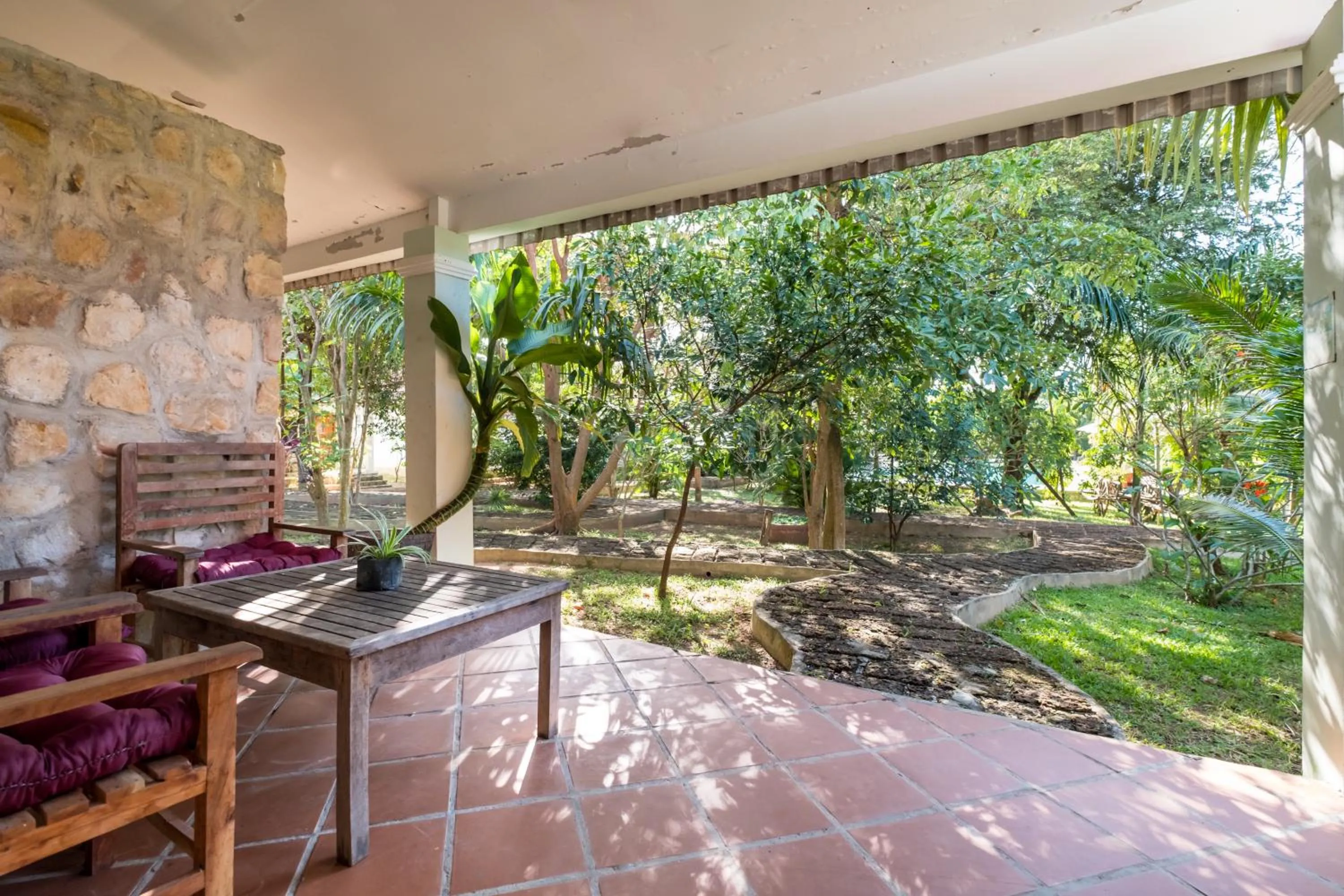 Balcony/Terrace in Kep Bungalows