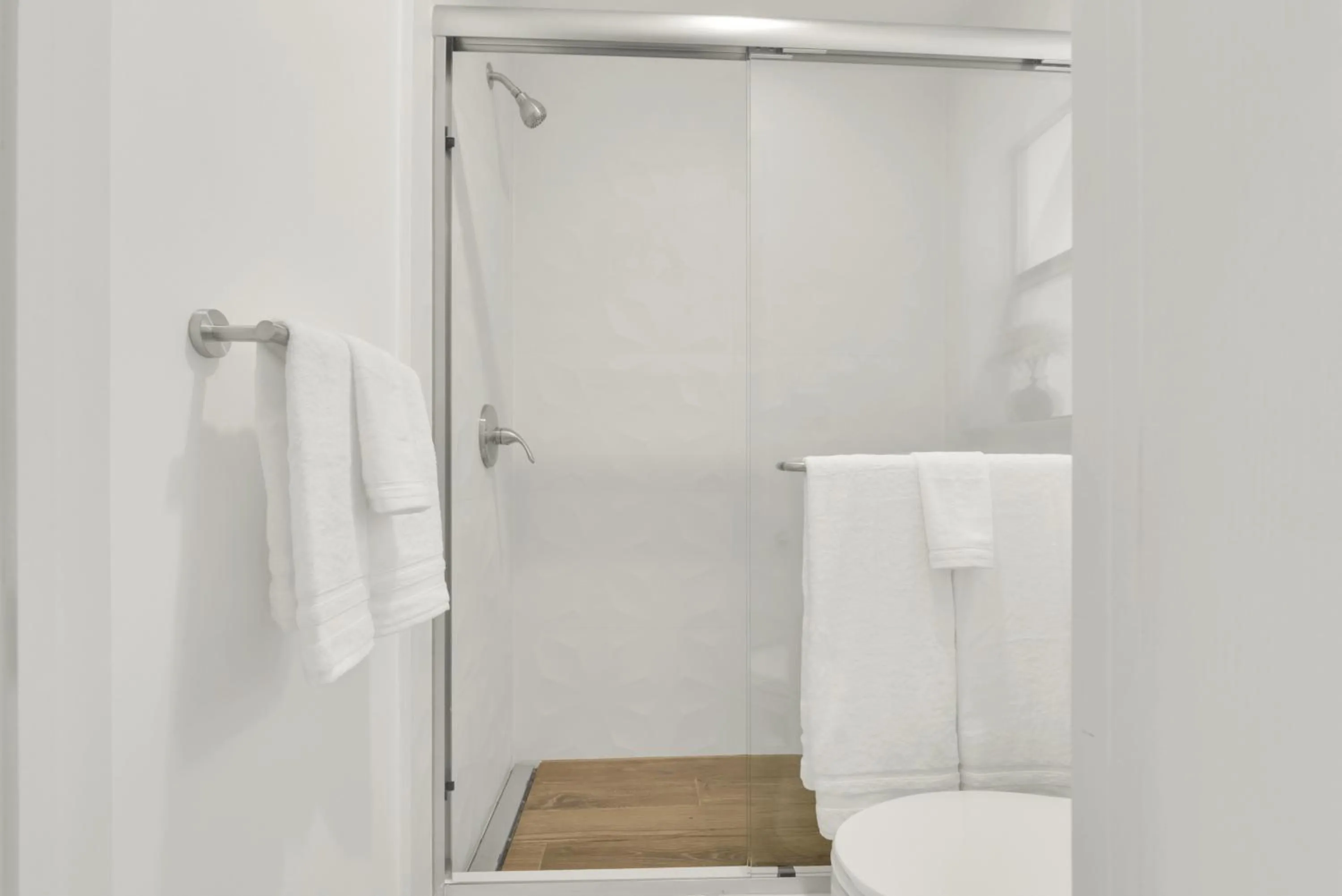 Shower in The Shores Hotel