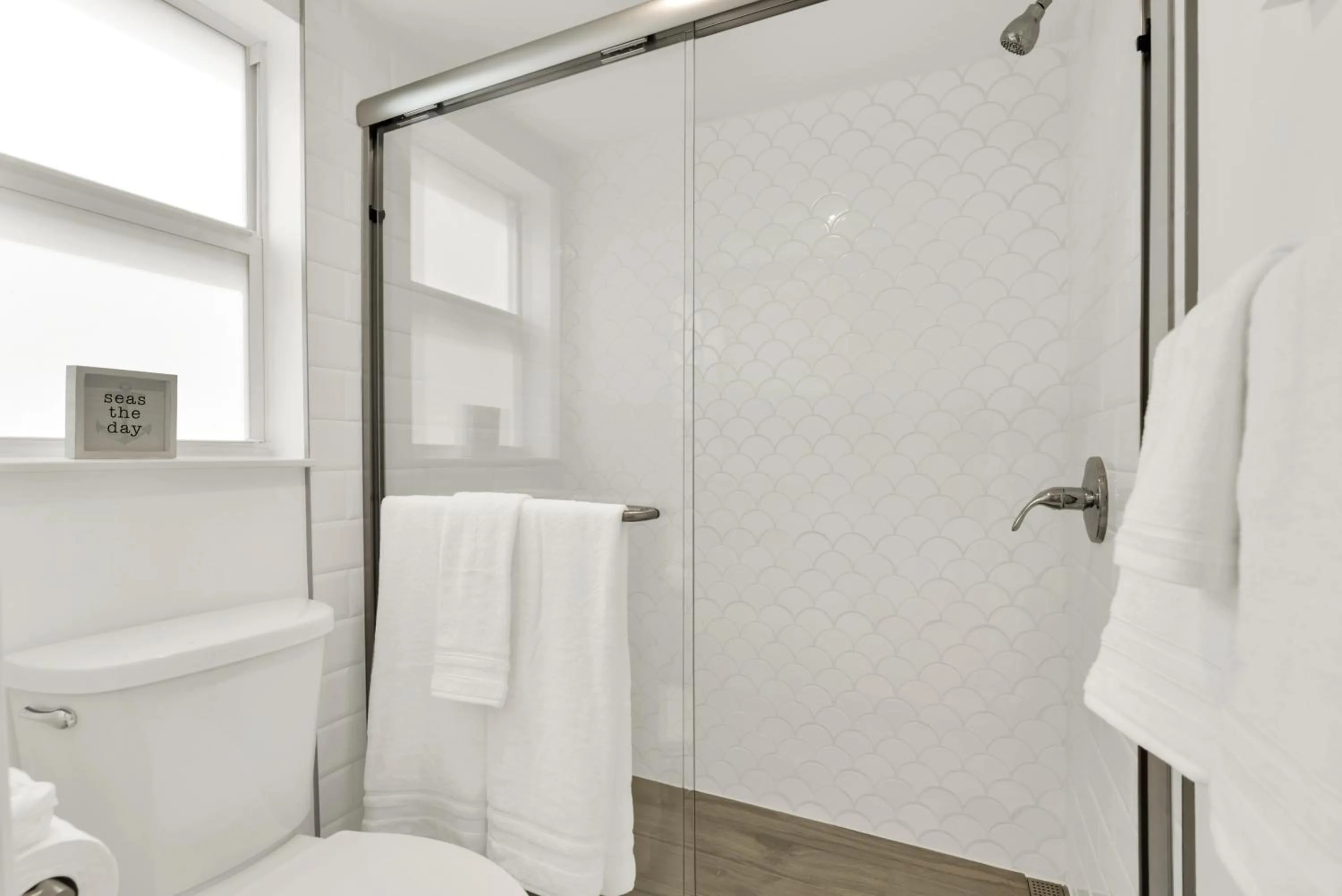 Shower in The Shores Hotel