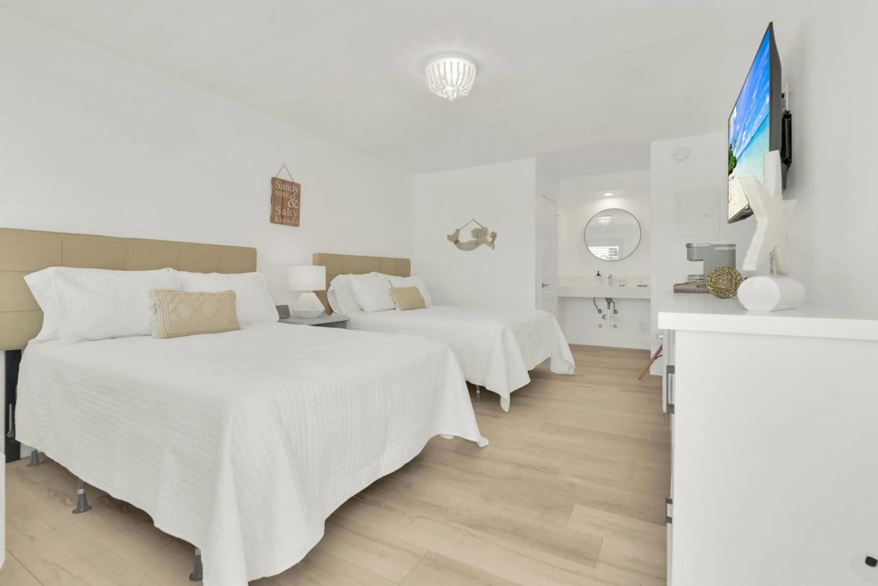 Bed in The Shores Hotel
