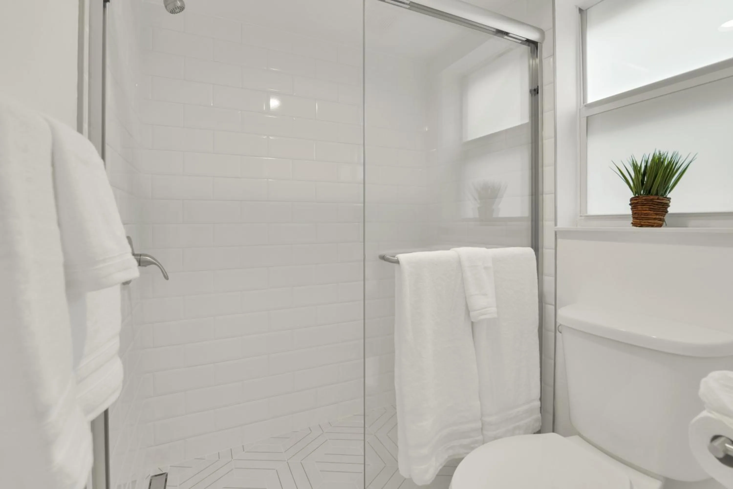 Shower in The Shores Hotel