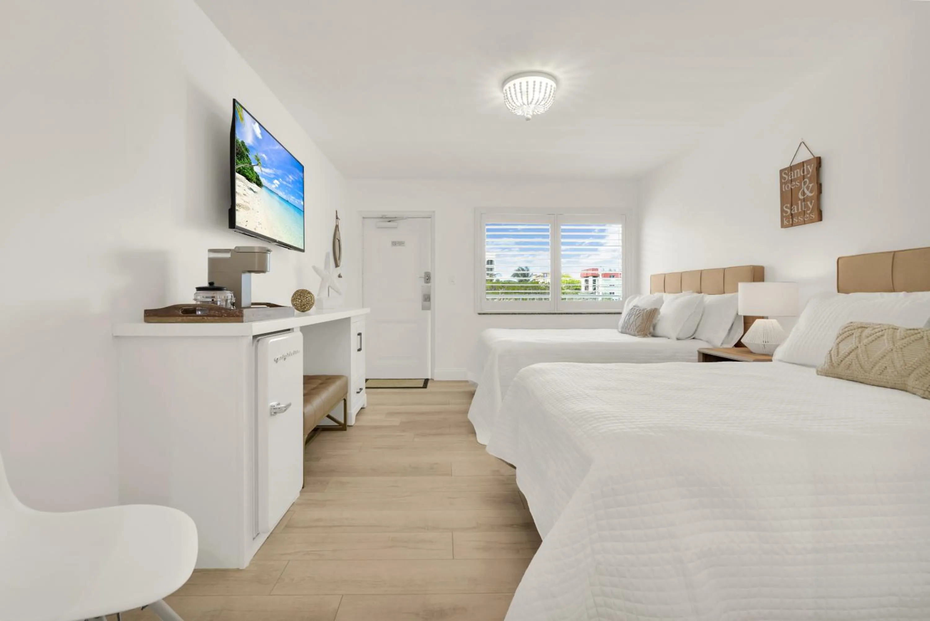Bed in The Shores Hotel