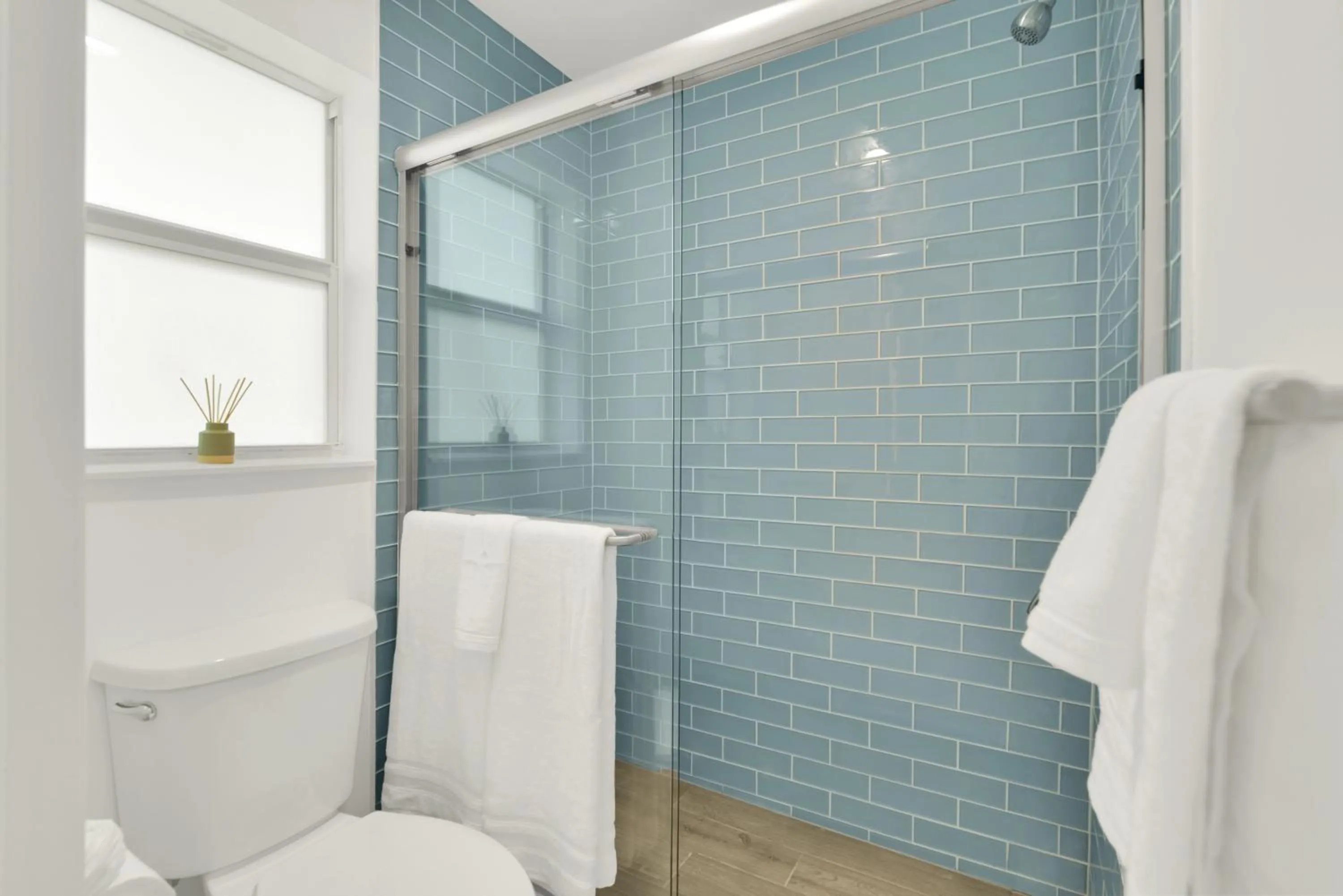 Shower in The Shores Hotel