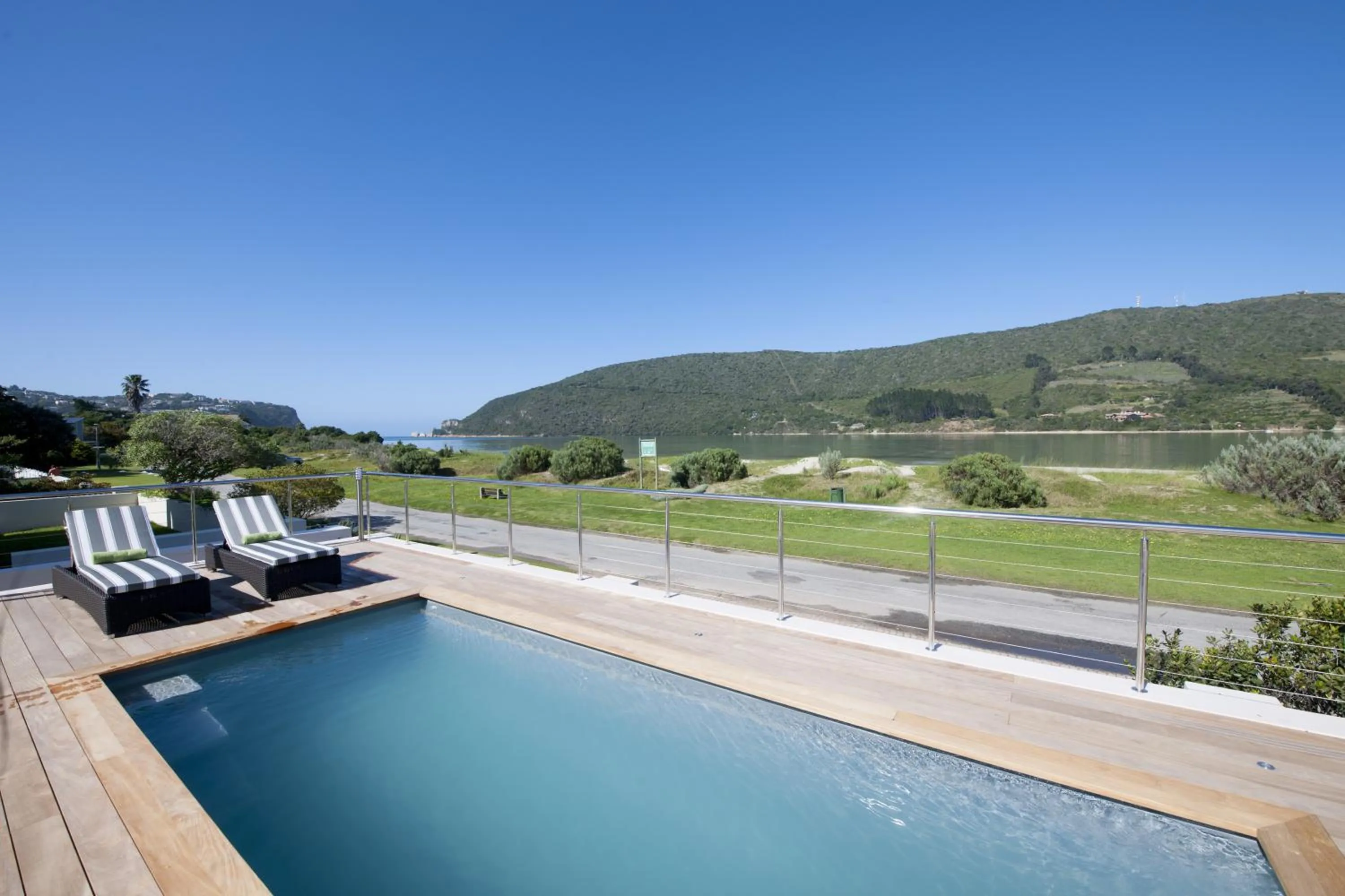 Swimming pool in Bollard Bay House